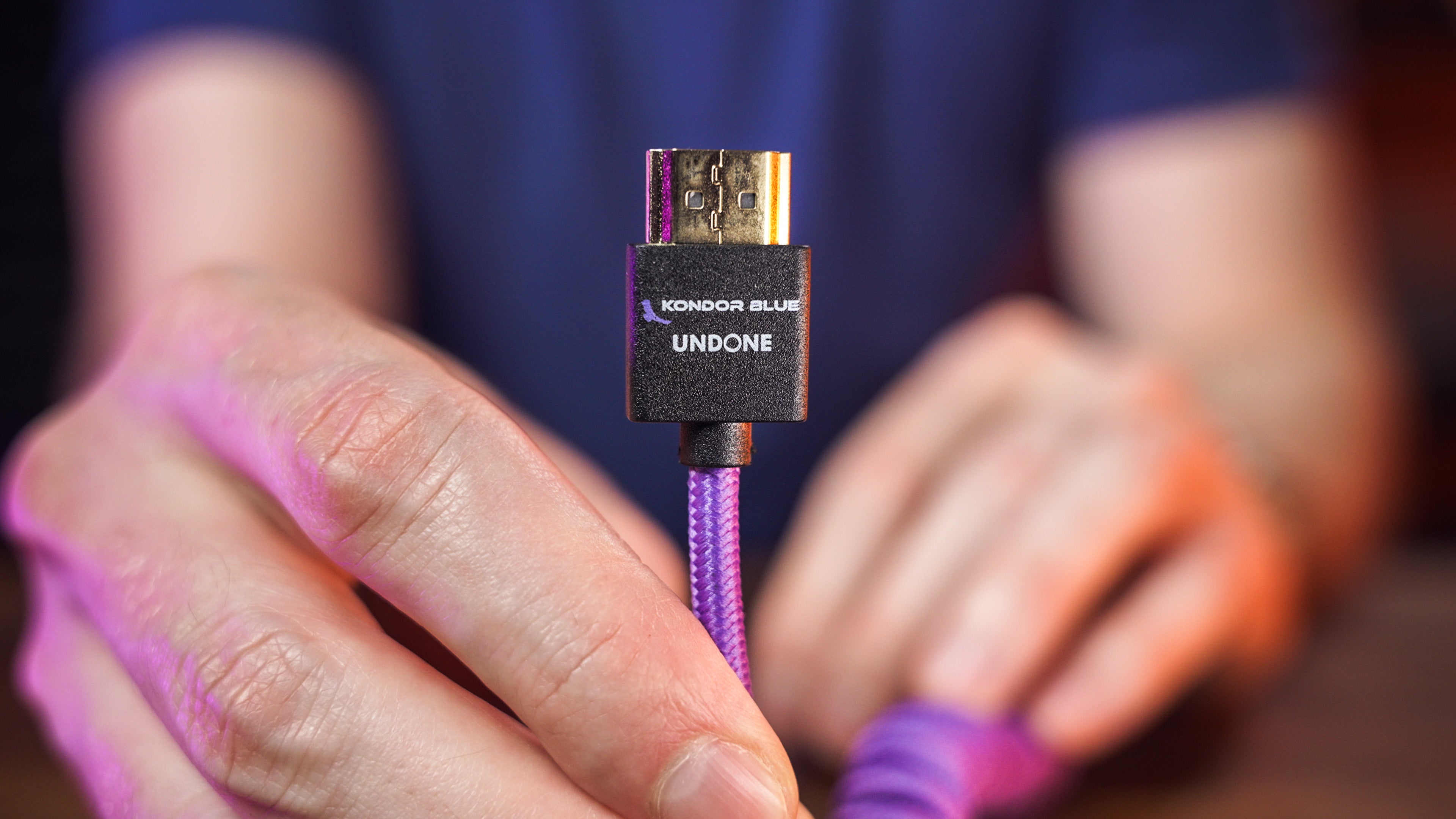 kondor-blue-gerald-undone-mk2-hdmi-kabel-12-24-spiralkabel-lila image 3