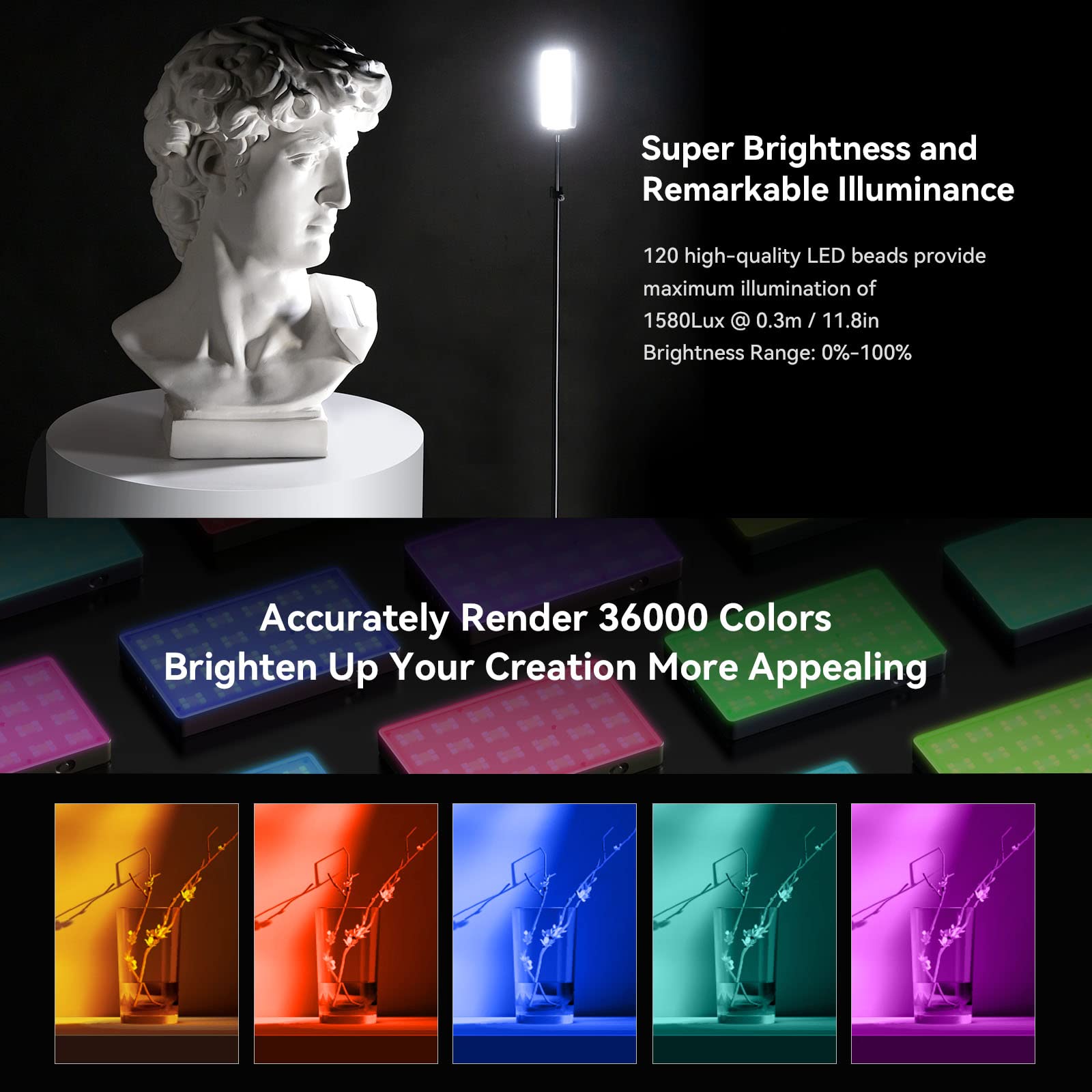 smallrig-rm120-rgb-led-videoleuchte-3808-mit-5000mah-und-oled image 7