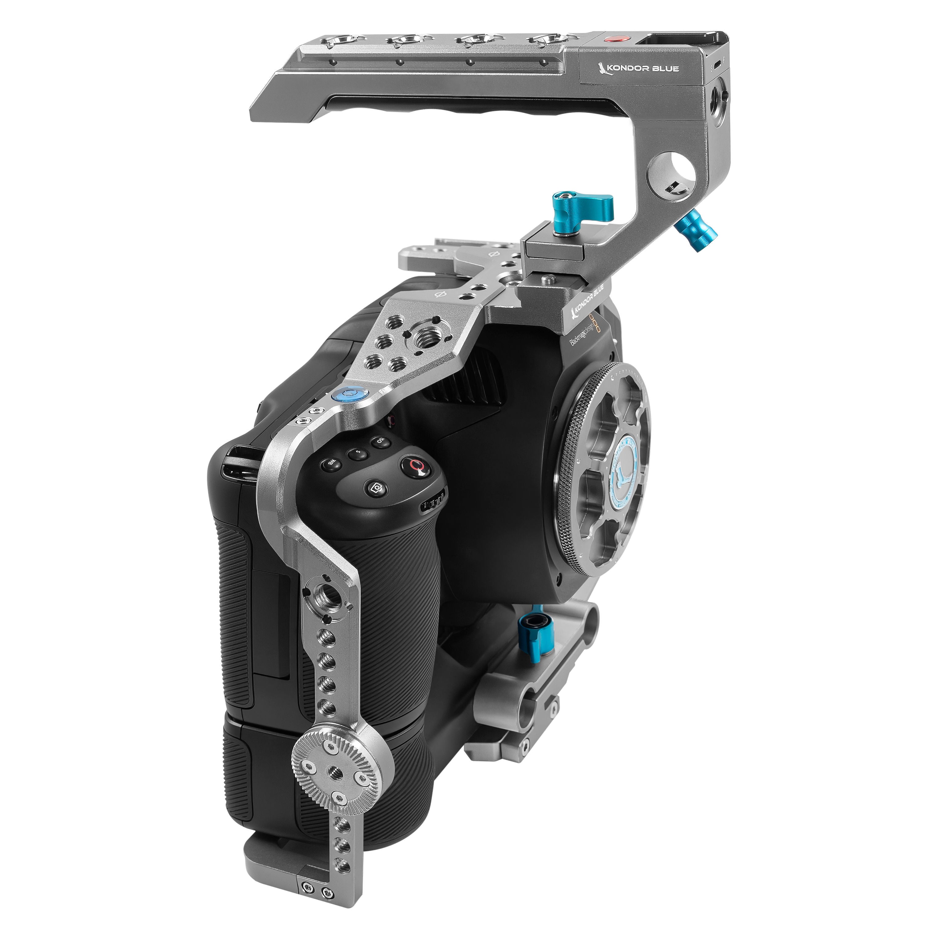 kondor-blue-bmpcc-6k-pro-6k-g2-cage-mit-battery-grip image 4