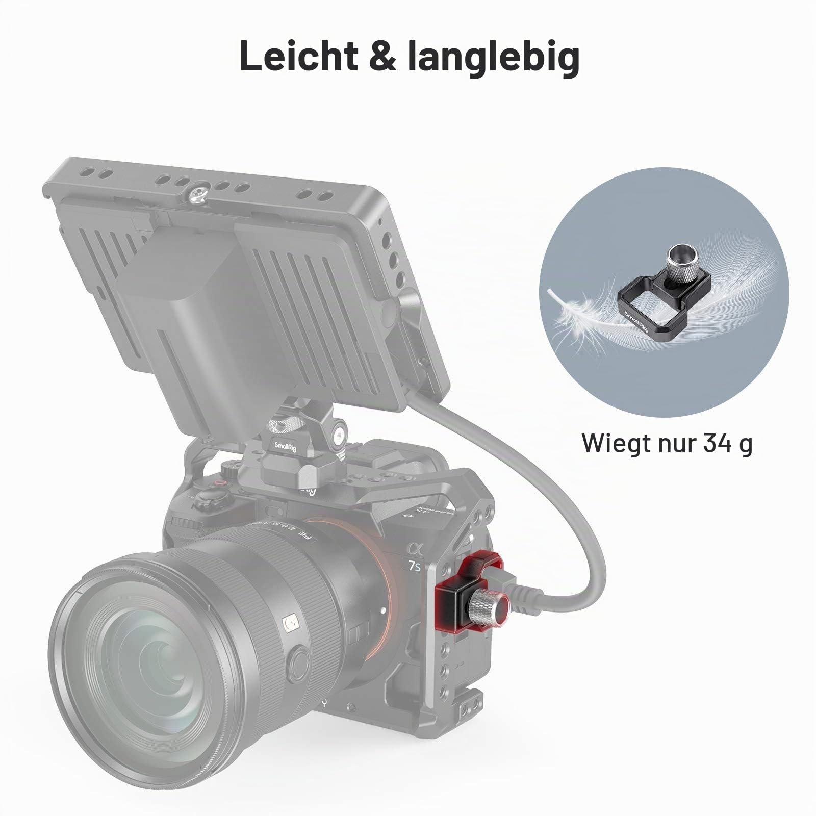 smallrig-3000-hdmi-kabelklemme-f-r-sony-alpha-7-v-7-iv-7r-v-7s-iii-cage-2999 image 5
