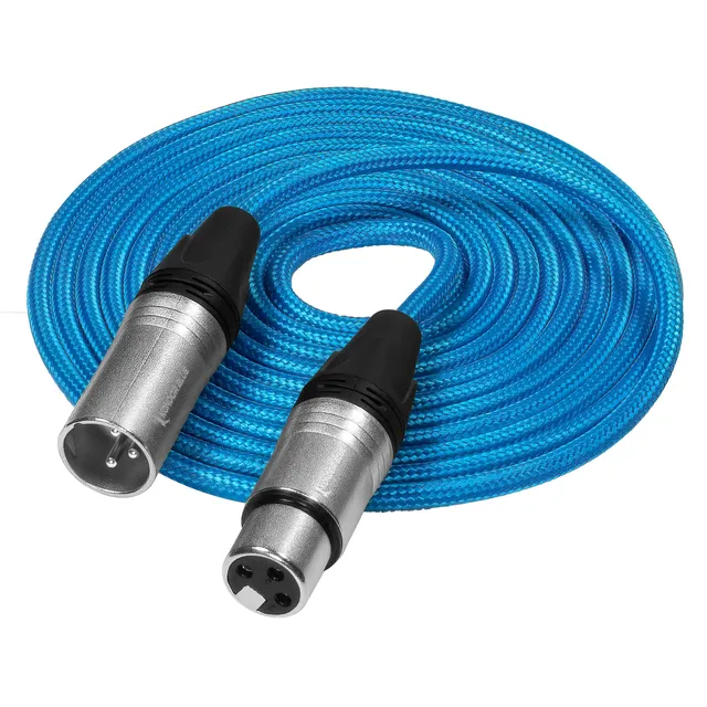 kondor-blue-xlr-audiokabel-m-nnlich-auf-weiblich-f-r-balanced-sound image 1