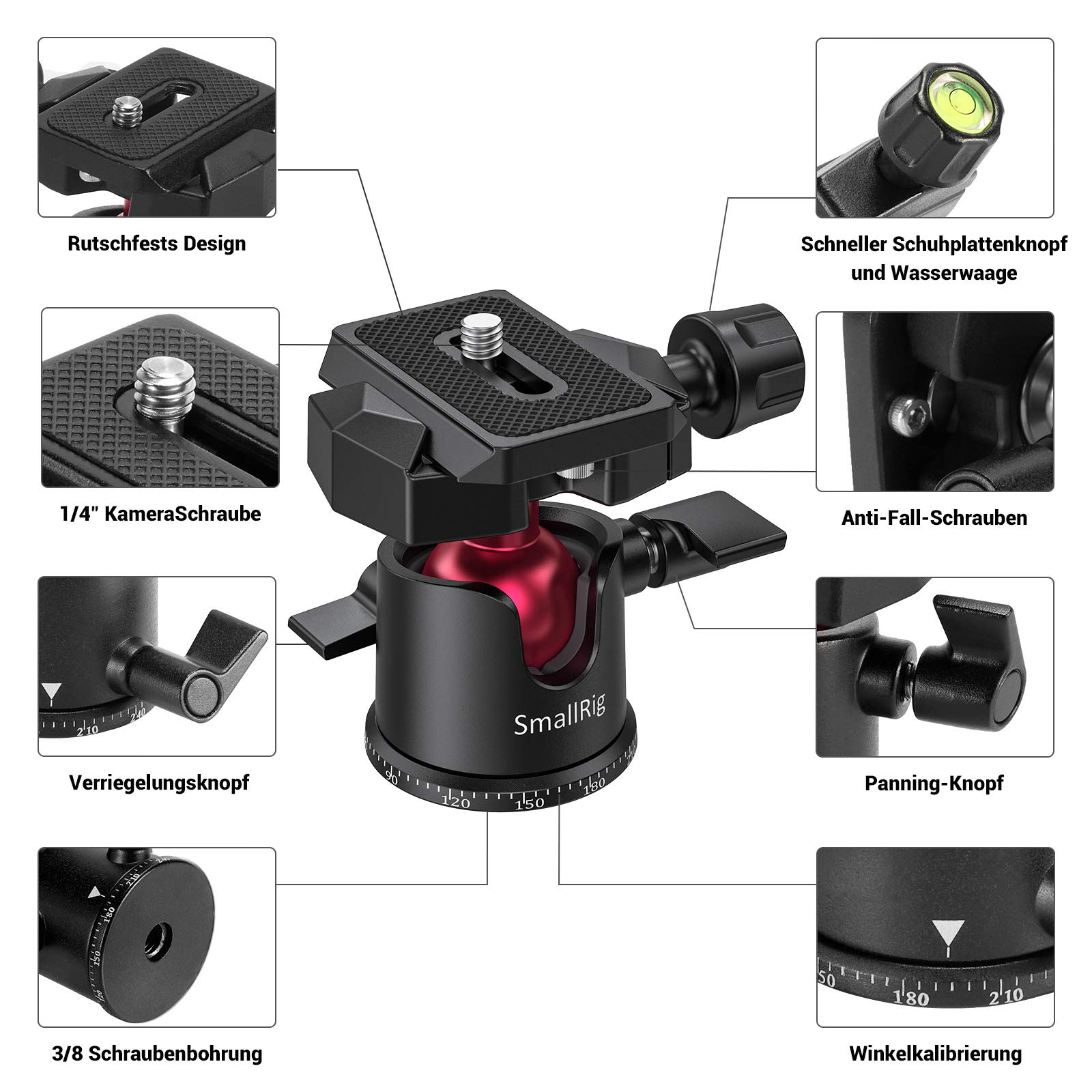 smallrig-mini-kugelkopf-2665-360-panorama-bis-2kg image 3