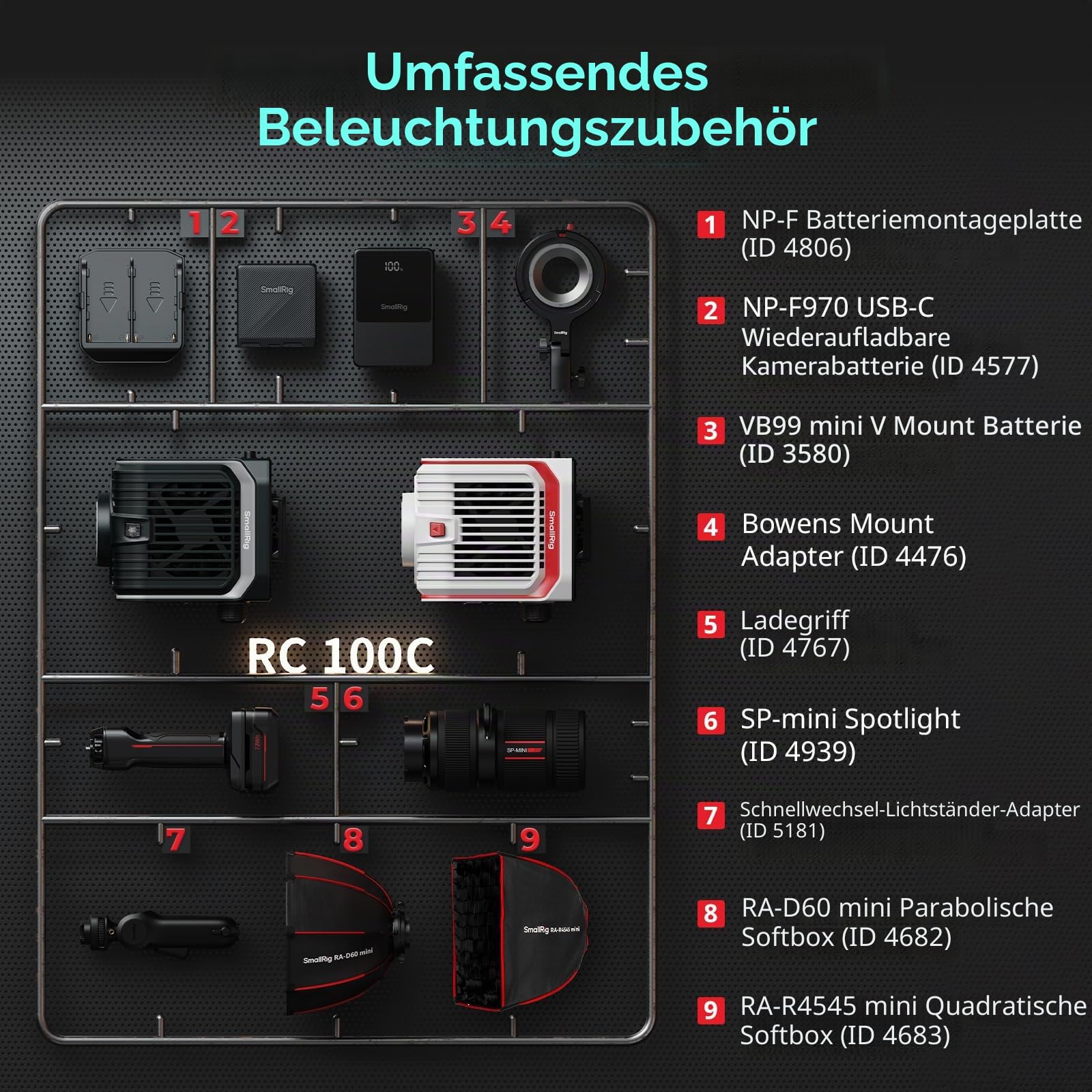 smallrig-rc-100c-rgbww-led-videoleuchte-100w-pro-tintenblau-5380 image 7
