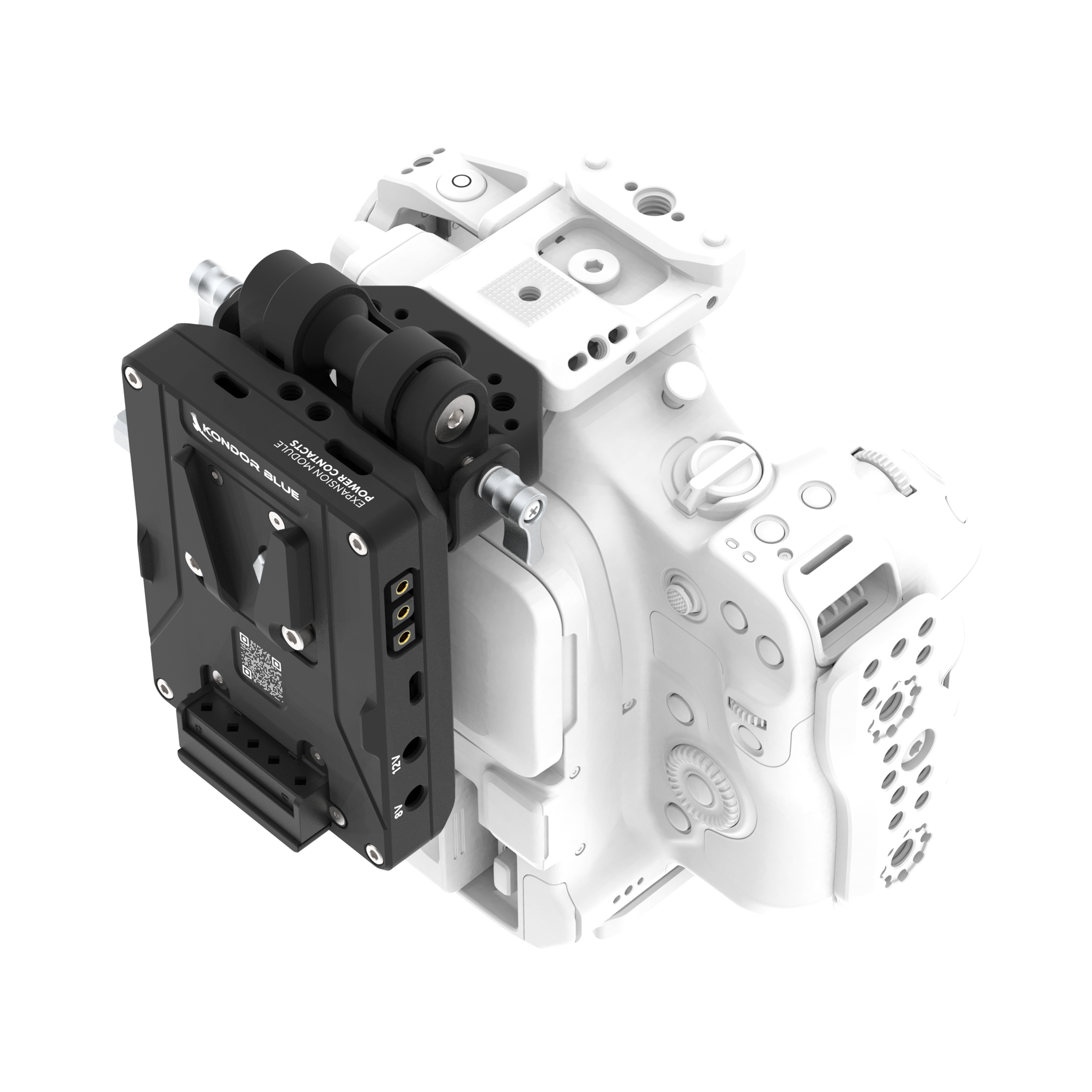 kondor-blue-canon-c80-cage-battery-plate-kit image 4