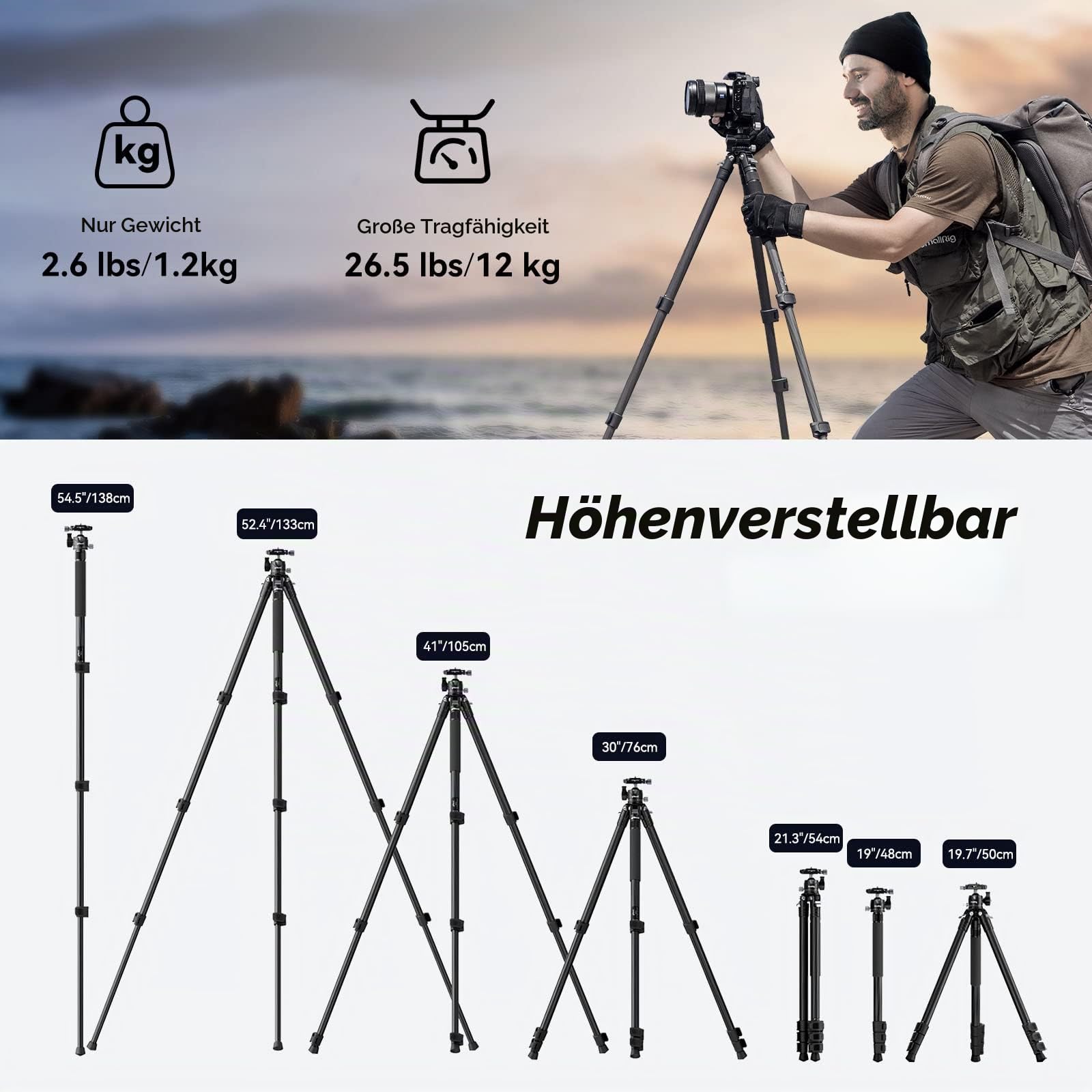 smallrig-4060-freerover-carbon-stativ-mit-einbeinstativ-und-360-kugelkopf-bis-10 image 3
