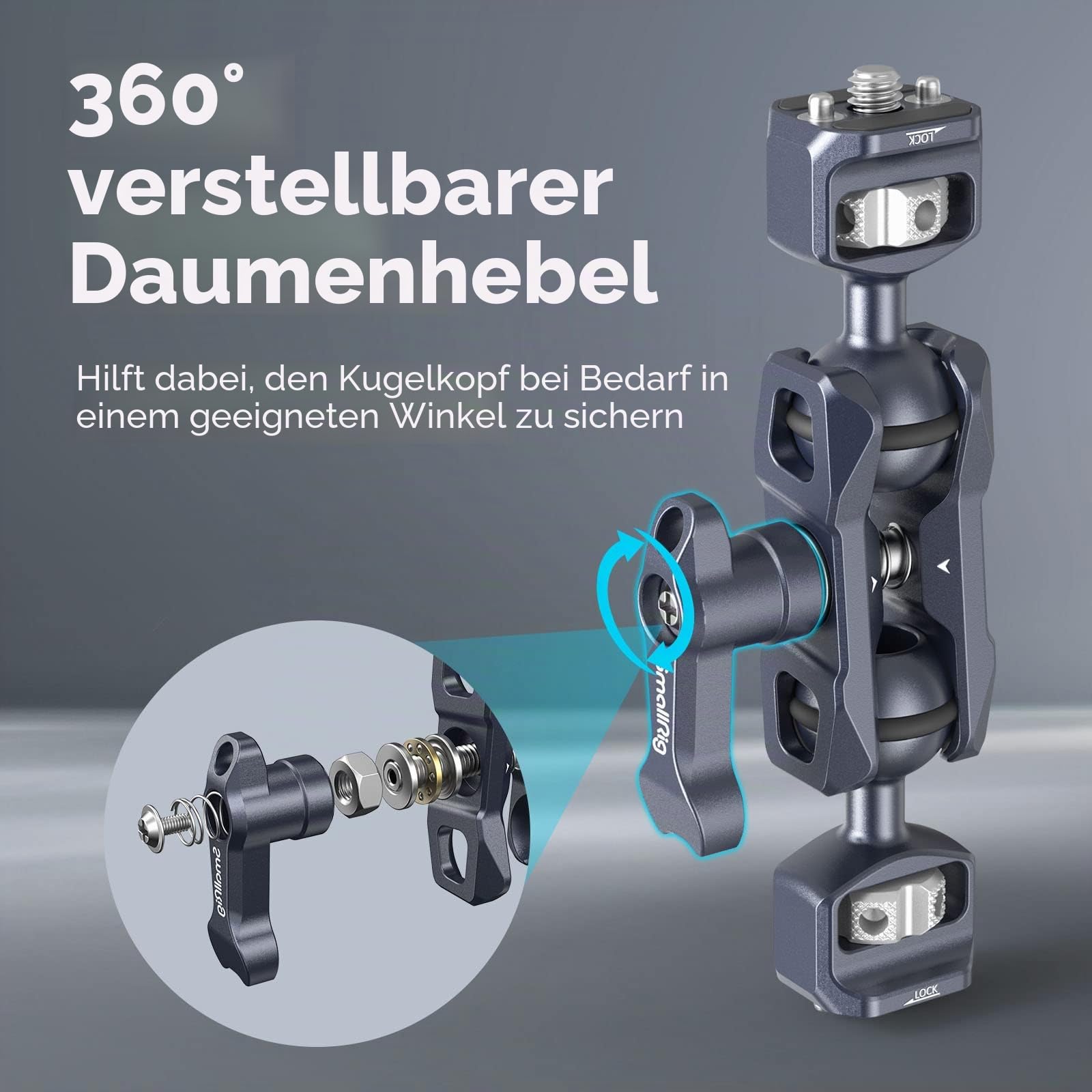 smallrig-magic-arm-3873-dual-ball-head-mit-1-4-20-schrauben-6-kg-88-g image 5