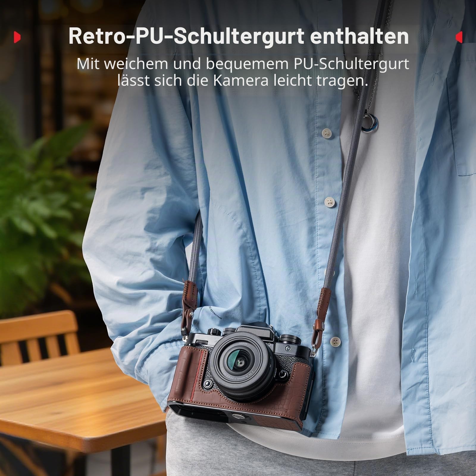 smallrig-5096-kamerataschen-set-aus-pu-leder-f-r-nikon-z-f-braun-mit-griff-und-s image 6