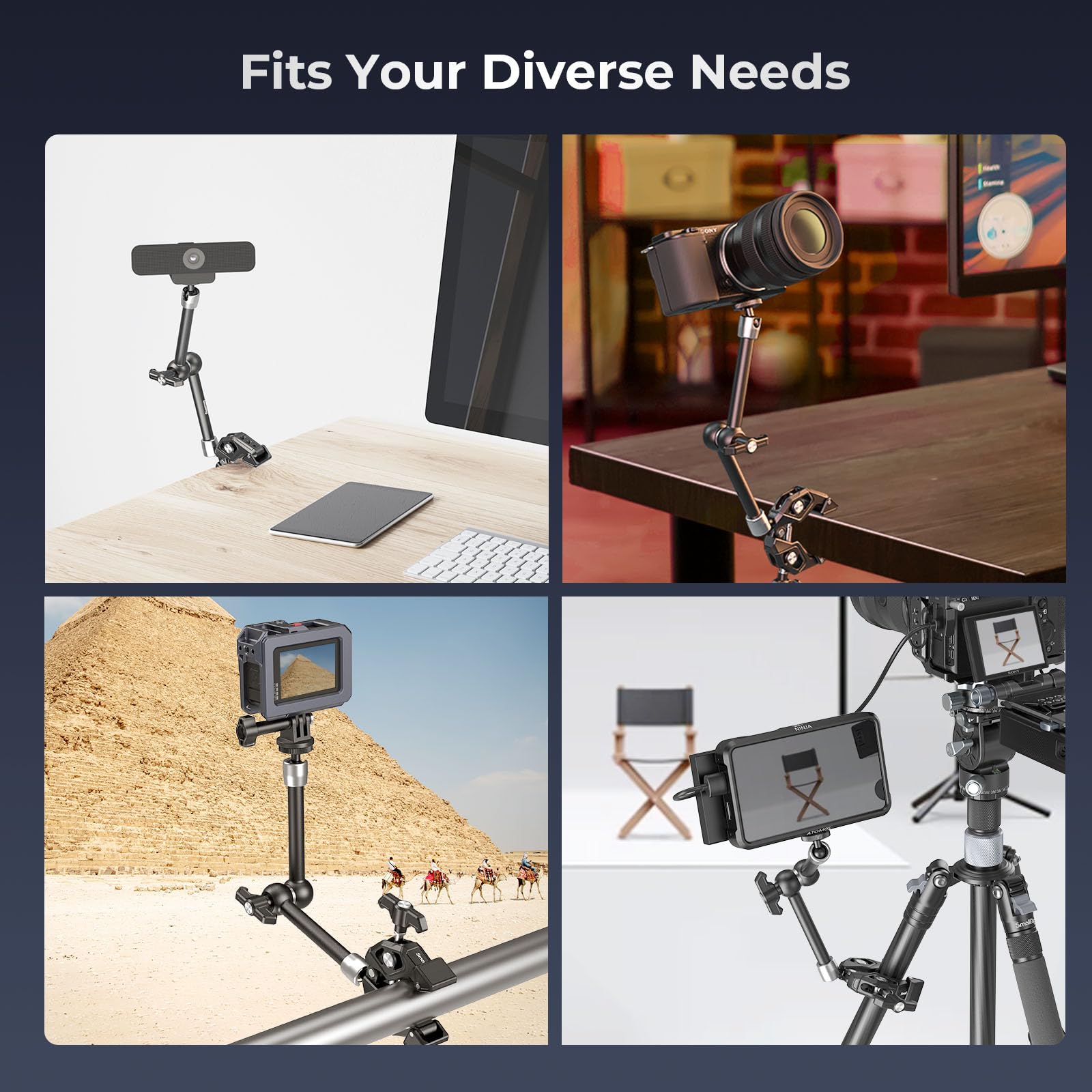 smallrig-magic-arm-super-clamp-kamerahalterung-set image 7