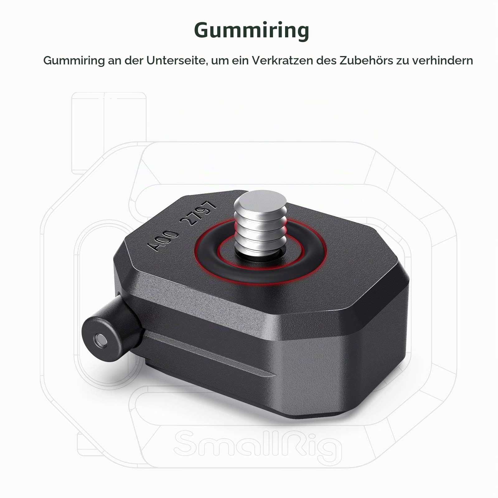 smallrig-cold-shoe-mount-2797-mit-safety-release-1-4-schraube-und-gewinde image 6