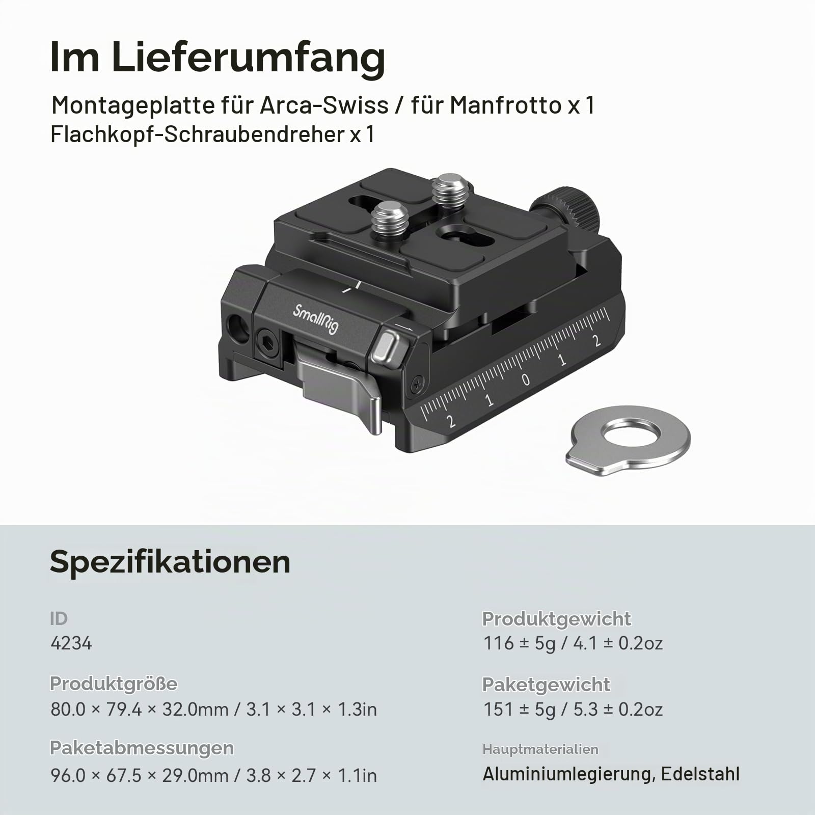 smallrig-4234-schnellwechselplatte-und-klemme-f-r-arca-swiss-manfrotto-501pl-mit image 8