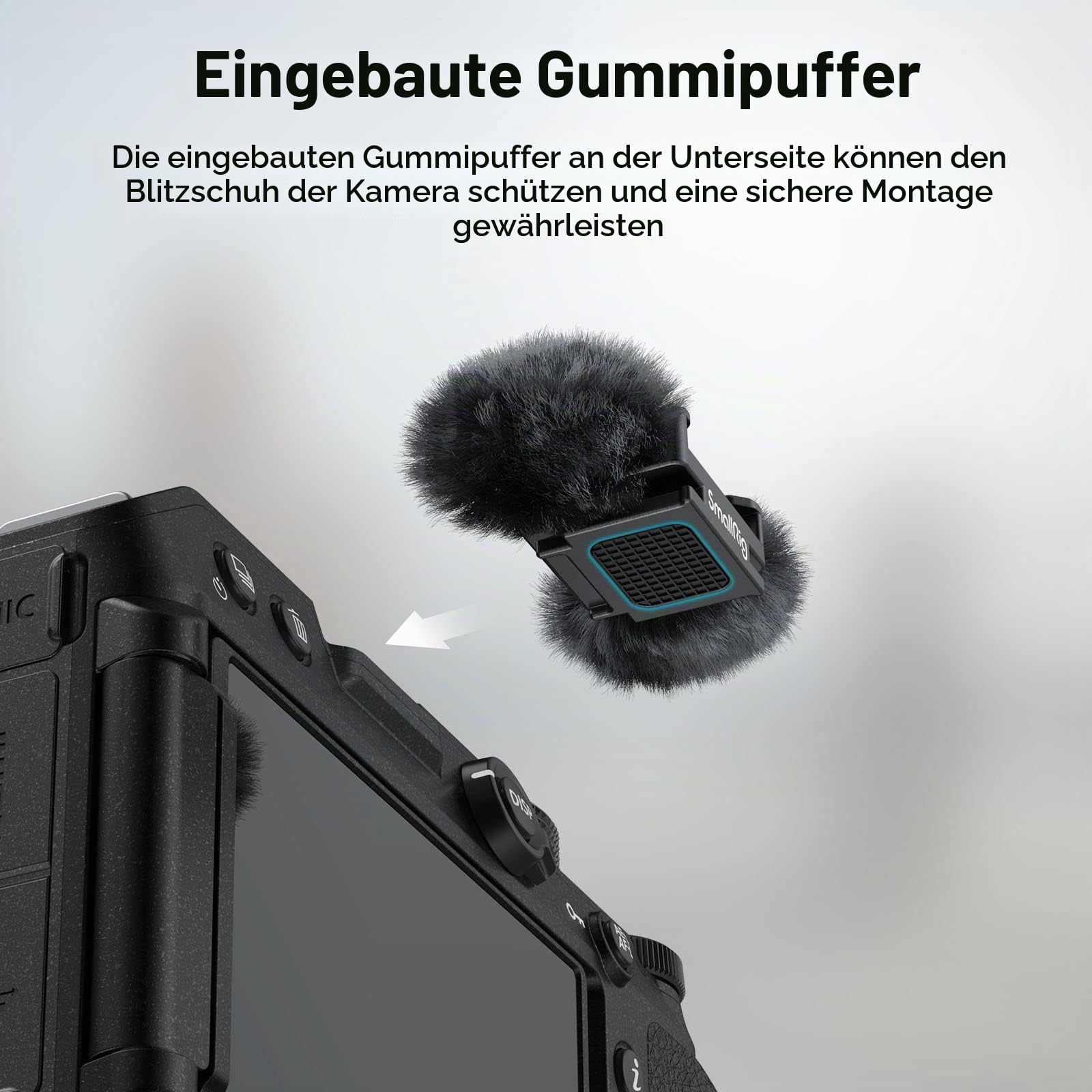 smallrig-3859-fell-windschutz-mit-cold-shoe-f-r-nikon-z30-sony-fx30-fx3 image 5