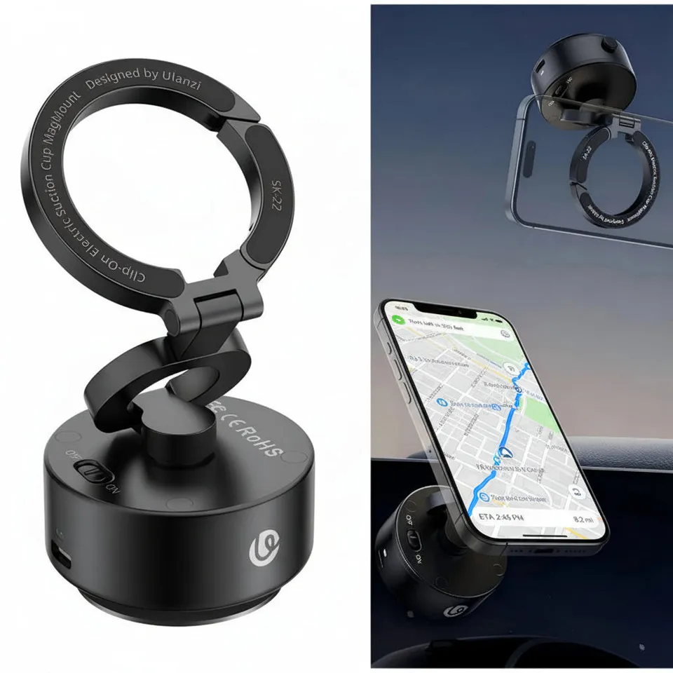 ulanzi-sk-22-electric-suction-magmount-m096-magnetische-saugnapf-handyhalterung image 1