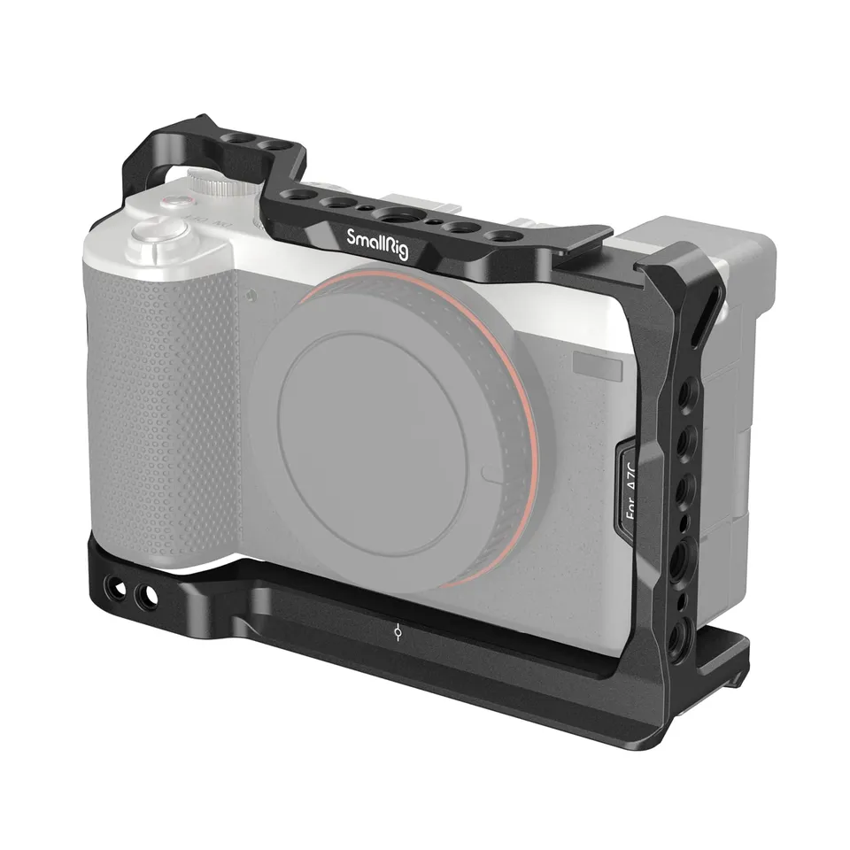 smallrig-3081b-vollk-fig-cage-f-r-sony-a7c-mit-arca-platte-und-cold-shoe image 1