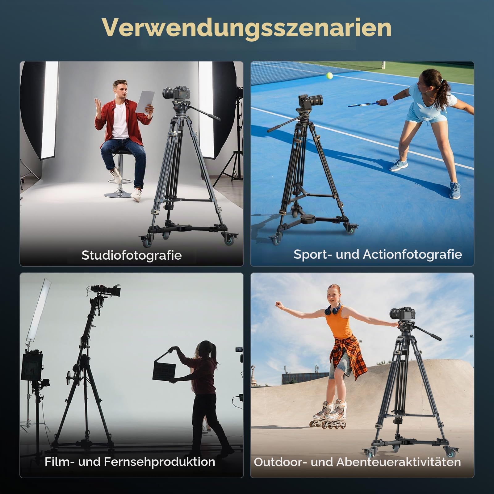 smallrig-5020b-quick-lock-stativ-dolly-heavy-duty-mit-3-gummir-dern-20-kg-tragkr image 6