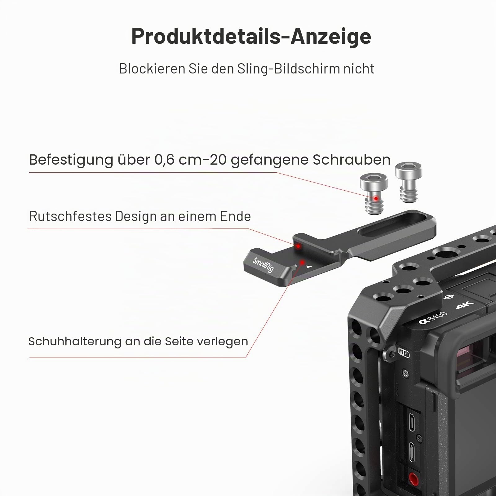smallrig-cold-shoe-extension-mount-adapter-2879-f-r-mikrofon-und-evf image 5
