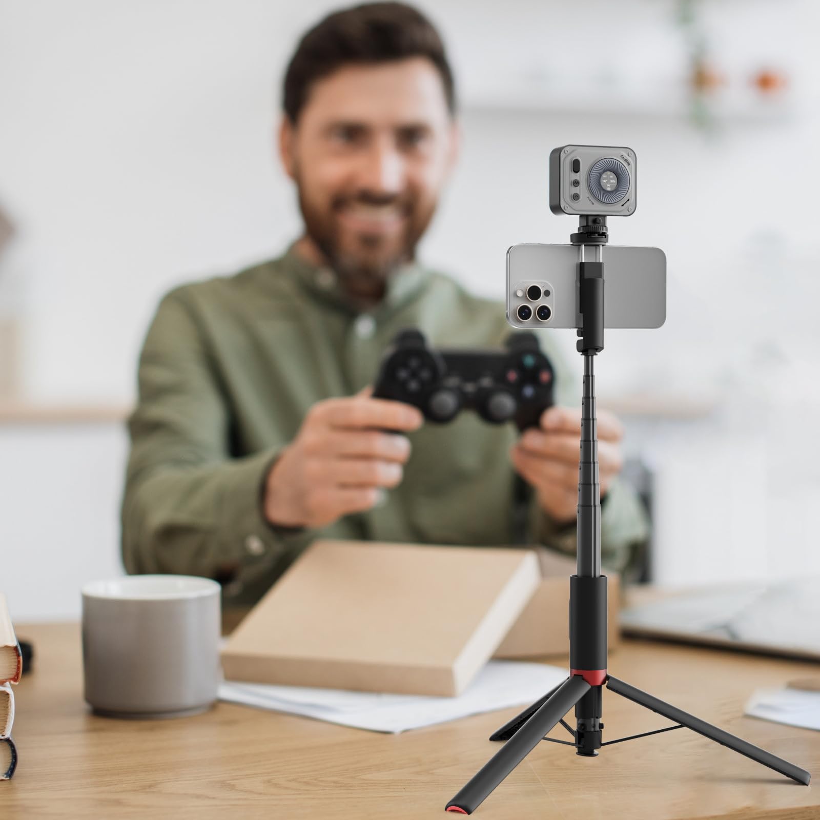smallrig-x-drex-lee-st30-lite-5292-selfie-stick-stativ-147-cm-mit-fernbedienung- image 2