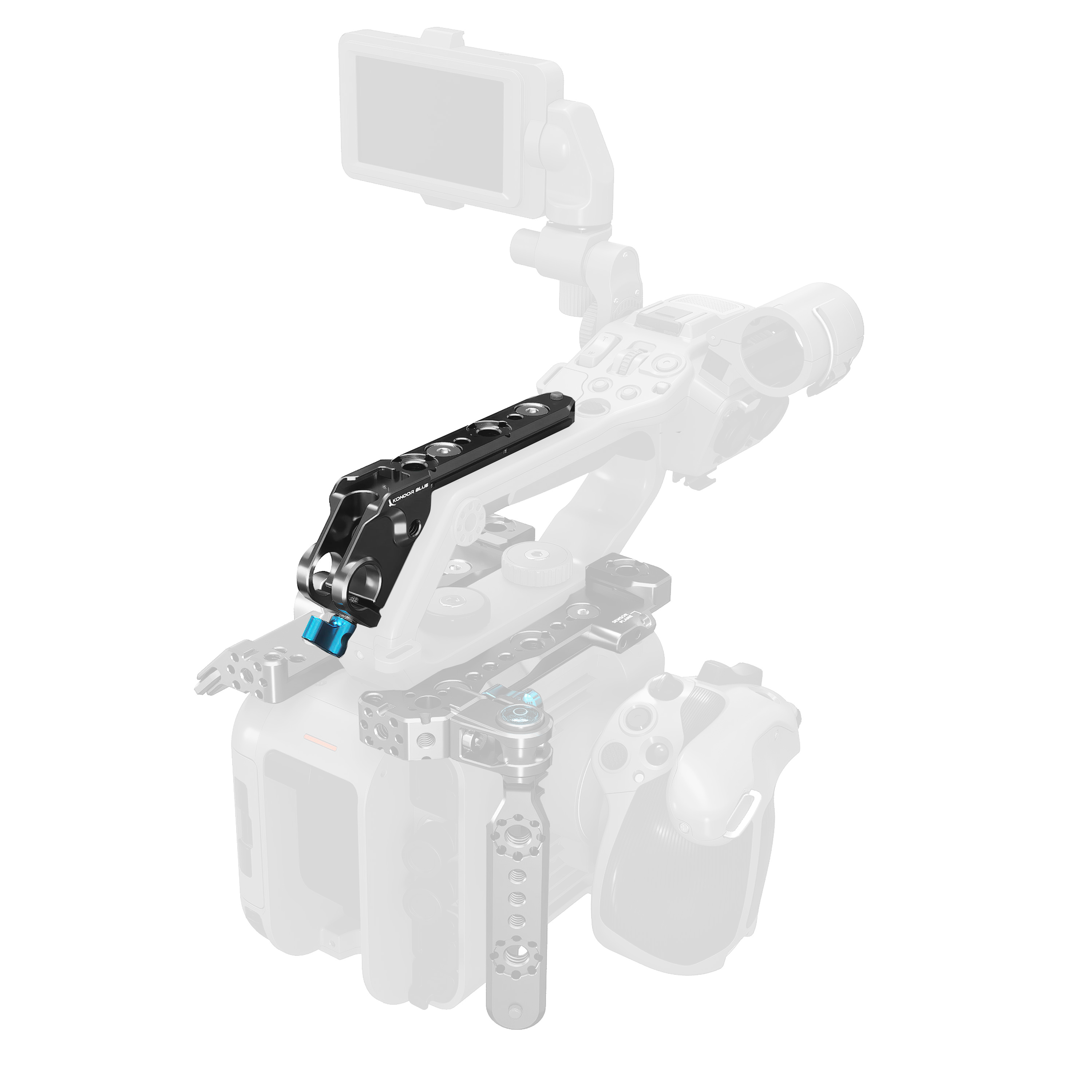 kondor-blue-sony-fx6-xlr-griff-verl-ngerung-handle-extension image 2