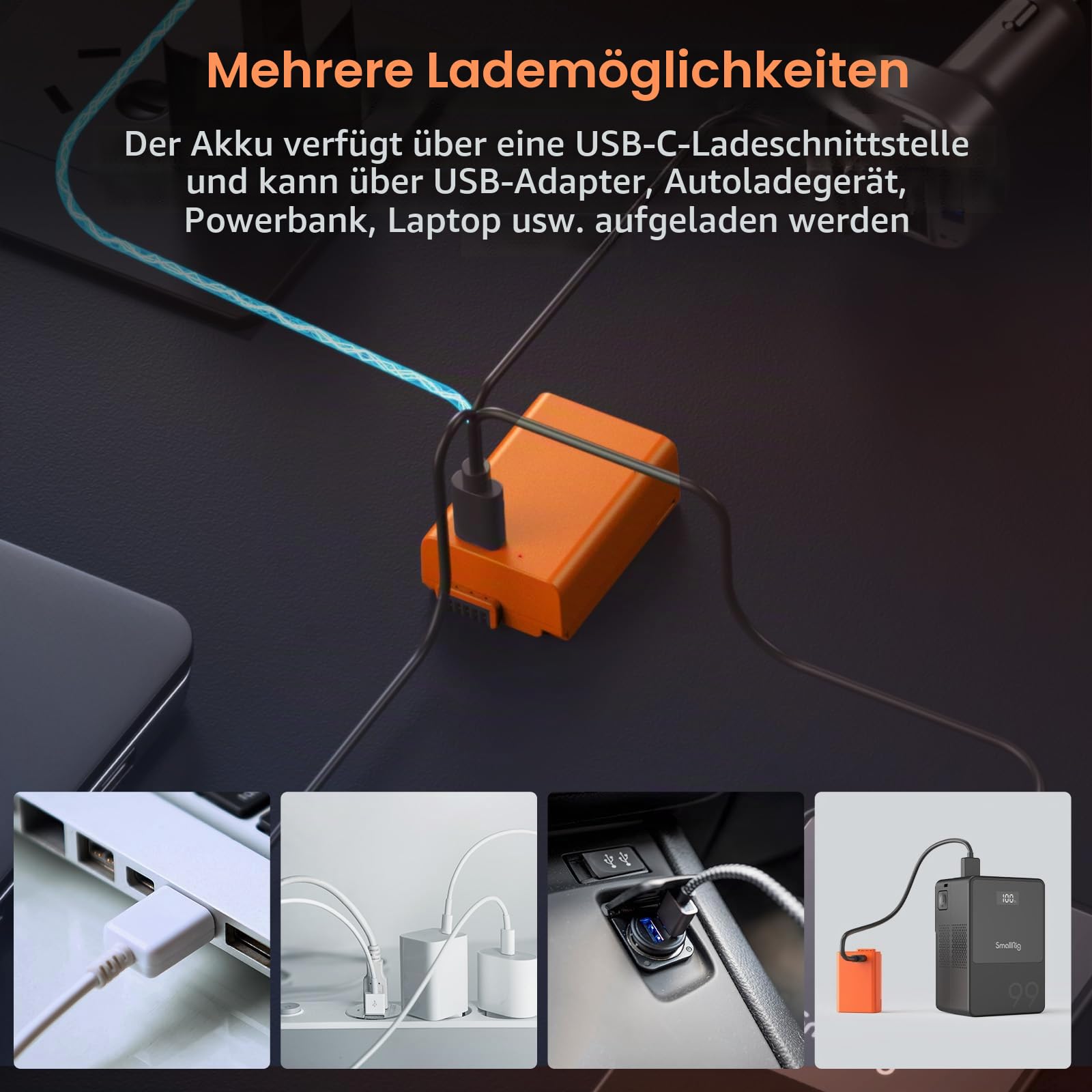smallrig-4967-en-el25-usb-c-kamera-akku-1250mah-f-r-nikon-z30-z50-z50-ii-z-fc-or image 6