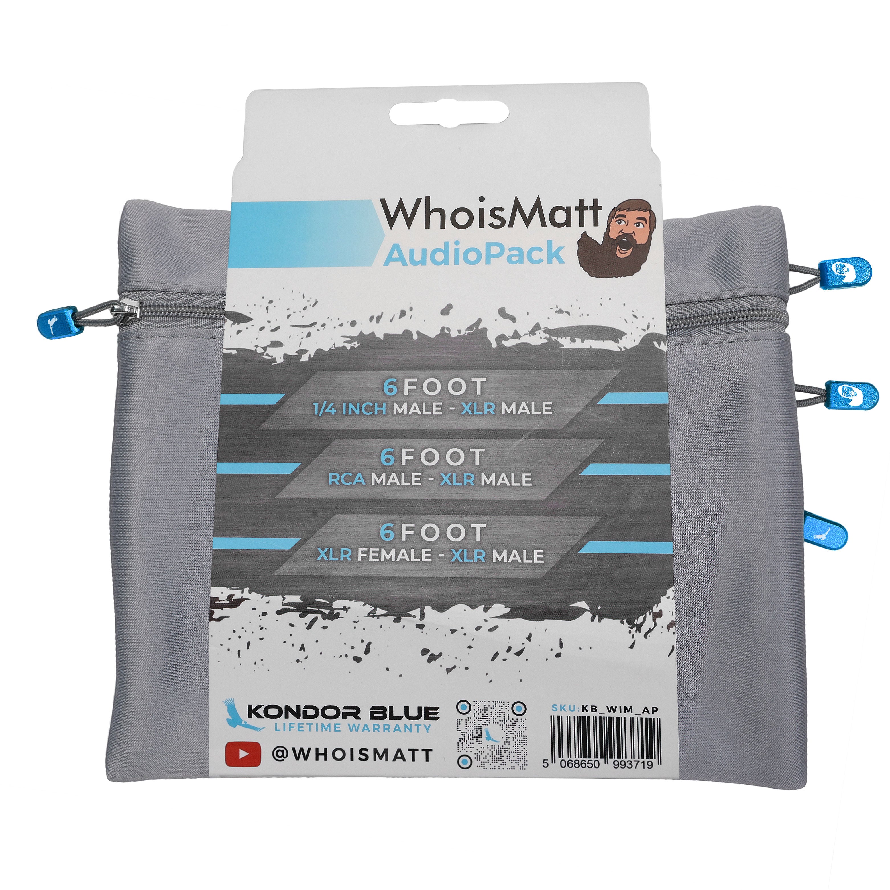 kondor-blue-whoismatt-audio-pack-xlr-audiokabel-set-6ft image 7