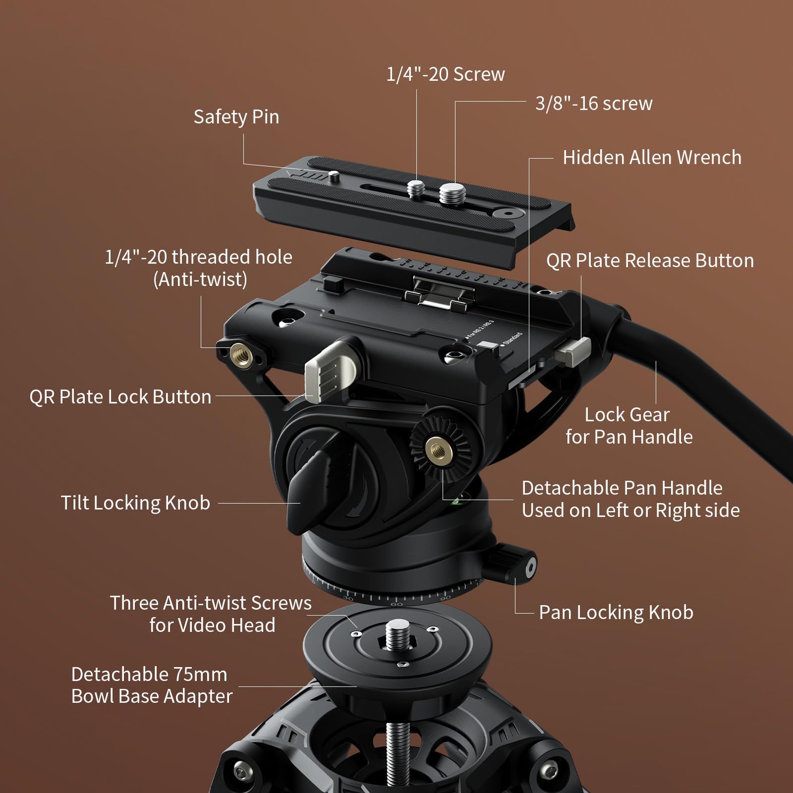 smallrig-ad-80s-5111-kohlefaser-videostativ-191cm-mit-fluidkopf image 7
