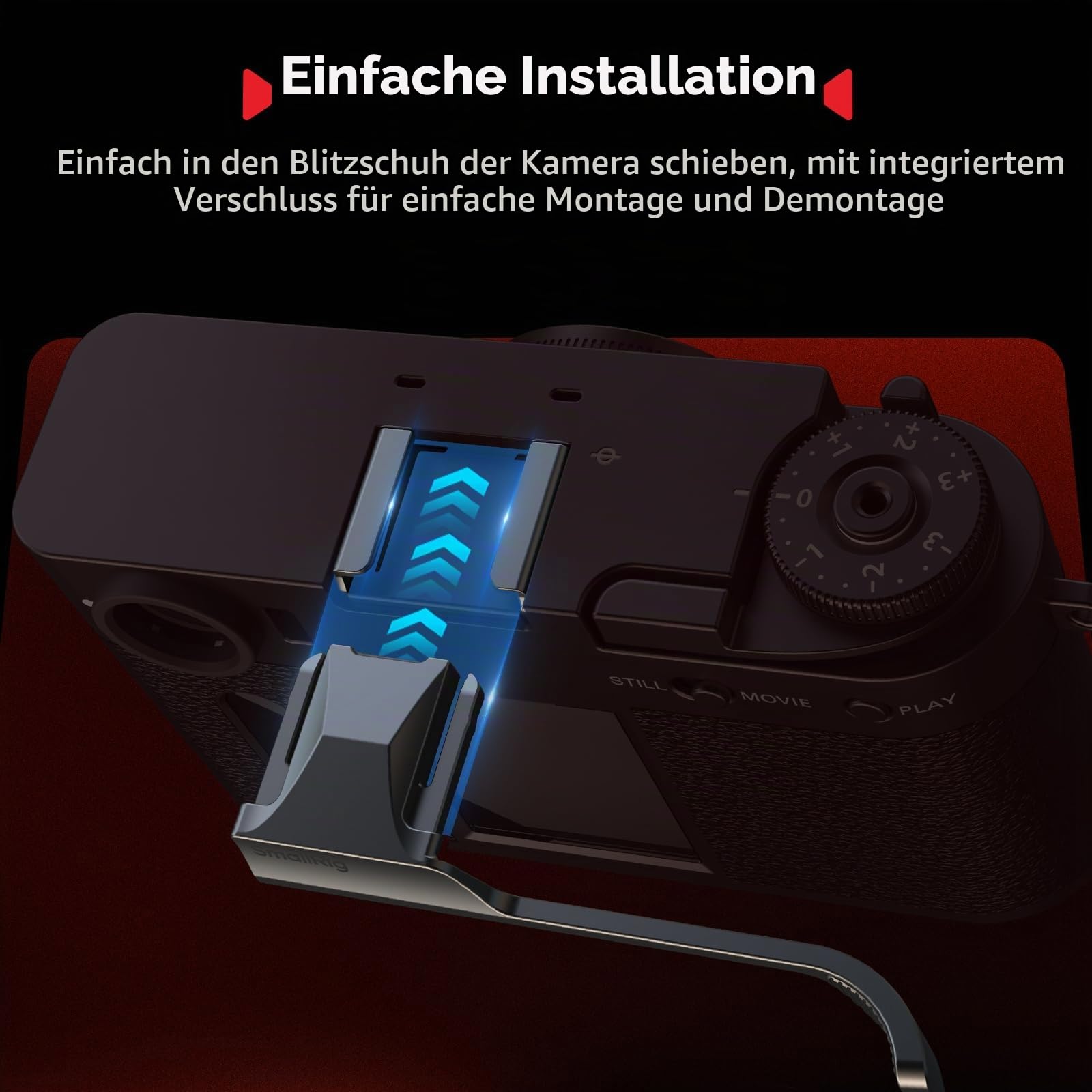 smallrig-x-half-daumengriff-5333-f-r-fujifilm-x-half-kohlesilber image 2