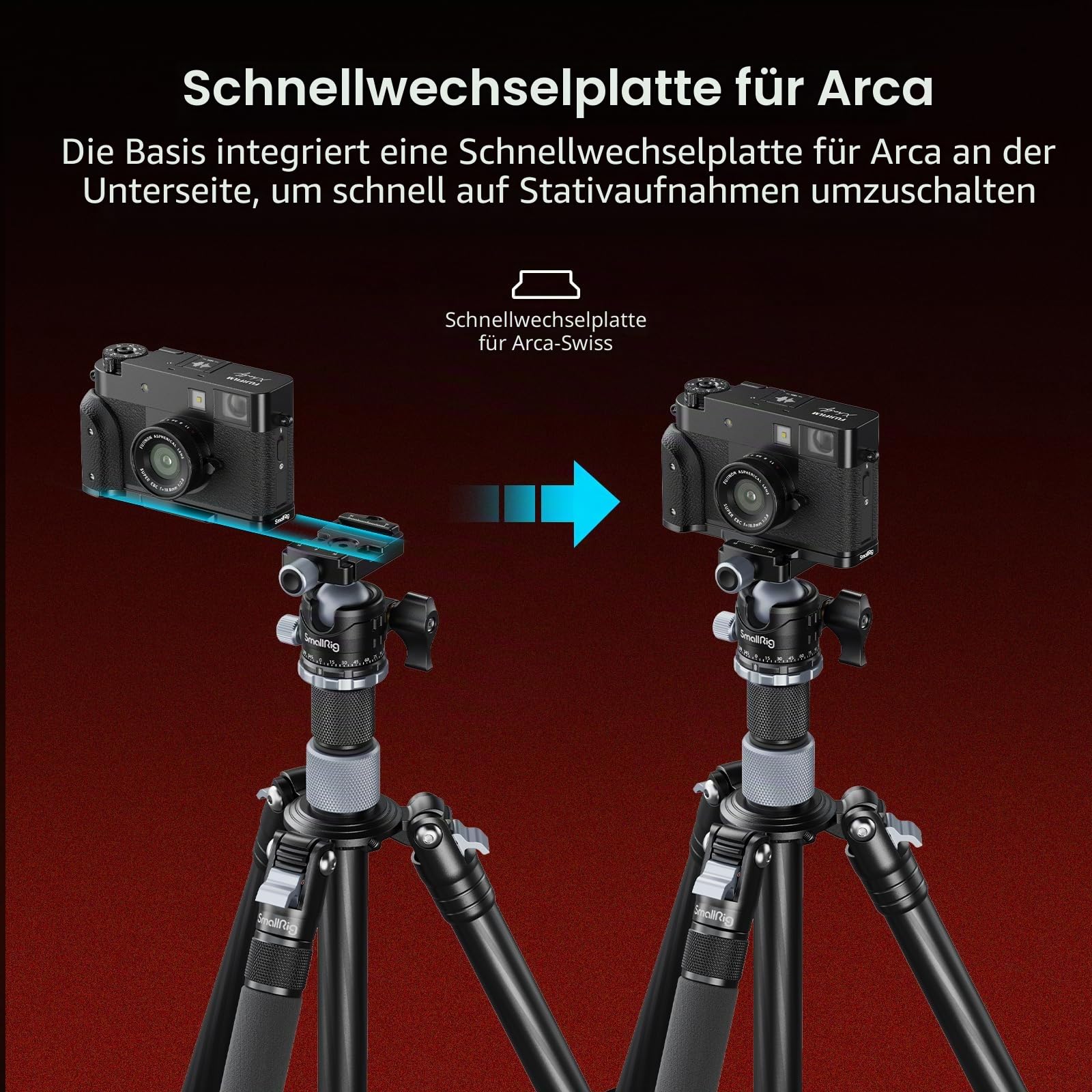 smallrig-x-half-l-bracket-5332-l-griff-mit-arca-platte-f-r-fujifilm-x-half image 5