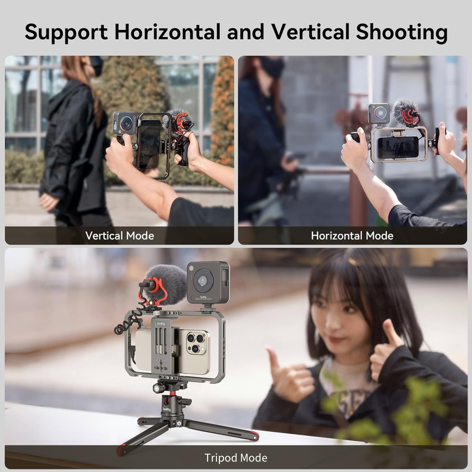 smallrig-3384d-universal-phone-video-rig-kit-f-r-smartphone-mit-griff-licht-und- image 7