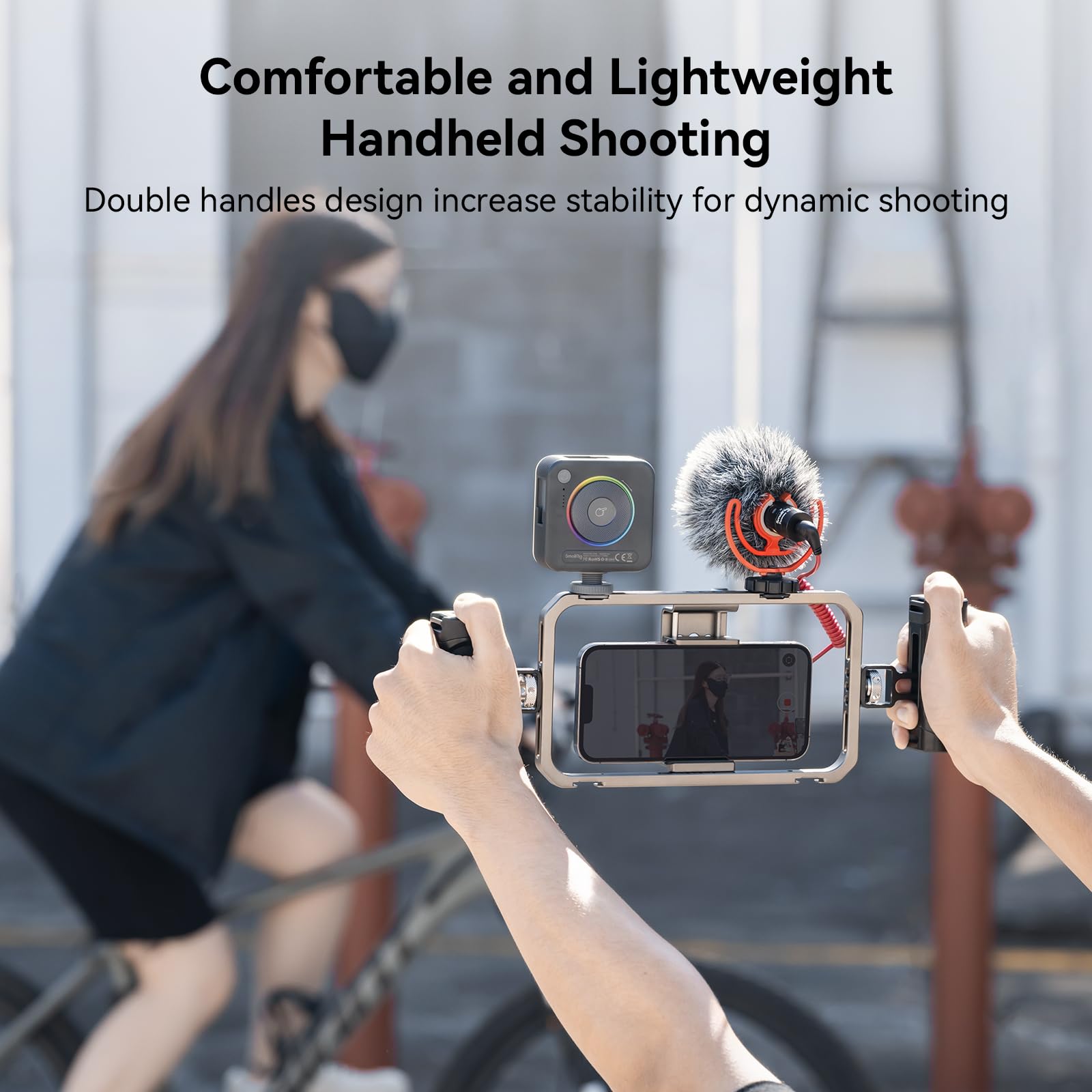 smallrig-4121-universal-phone-cage-smartphone-video-rig-kit-mit-doppelgriffen image 5