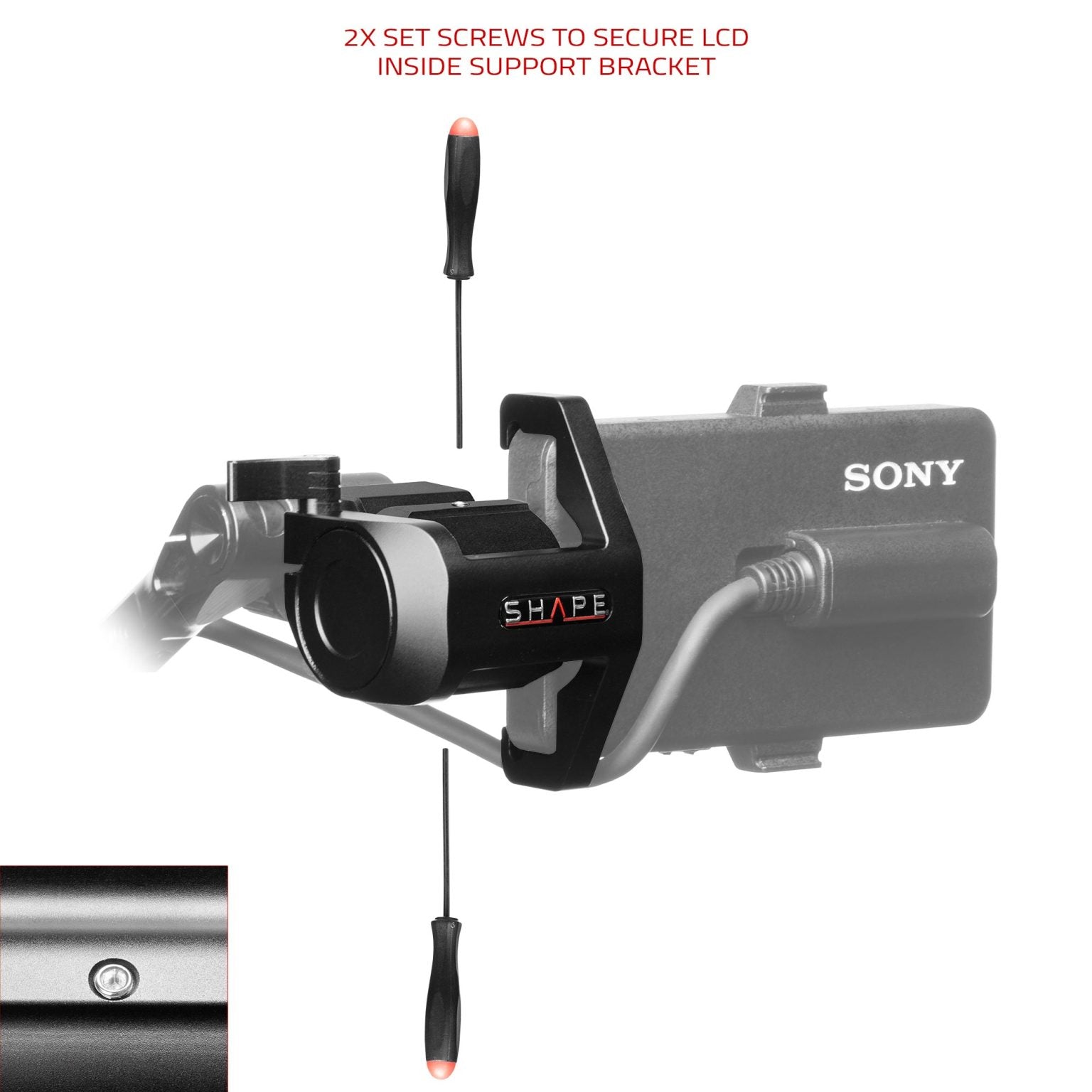 shape-st-lcd-monitor-b-gel-mit-st-tze-f-r-sony-fx6 image 5
