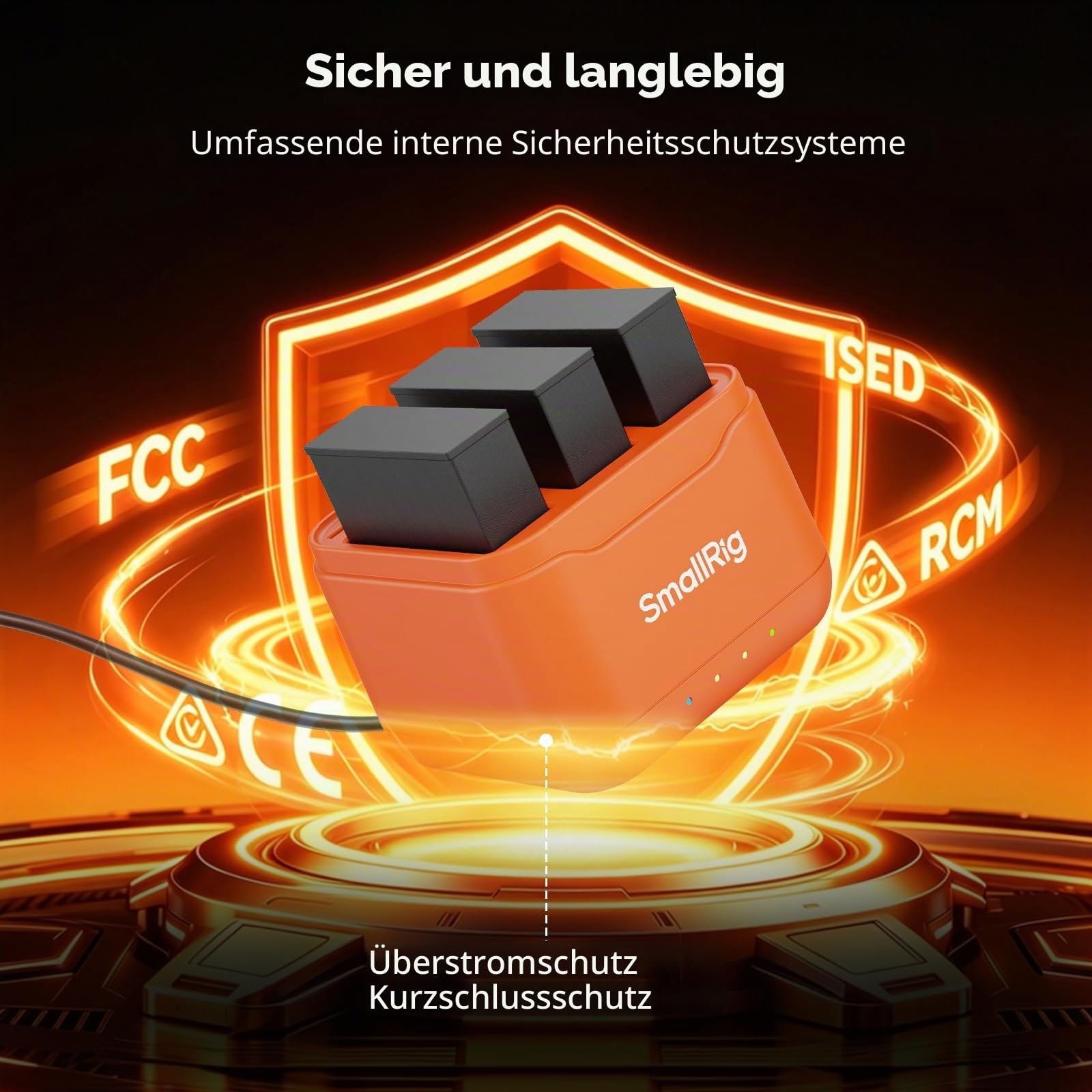 smallrig-3-kanal-akkuladeger-t-f-r-dji-action-6-5-pro-4-3 image 7