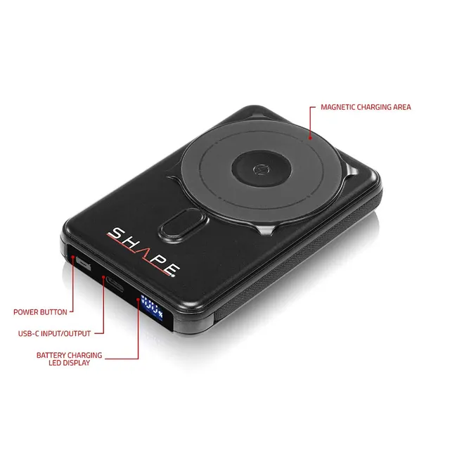 shape-mag-wireless-power-bank-10000-mah-magnetischer-tragbarer-charger image 1