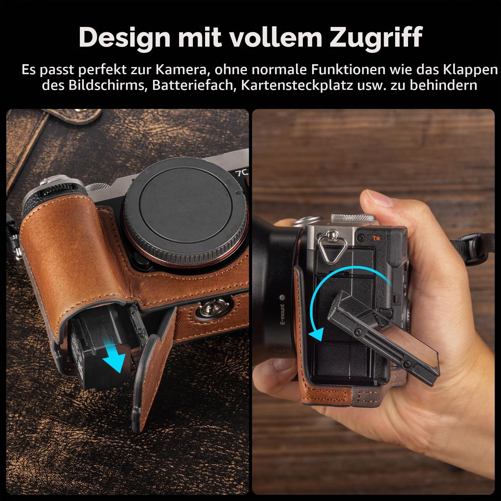 smallrig-5015-kamera-ledertaschen-set-halbtasche-f-r-sony-alpha-7c-ii-7cr image 3