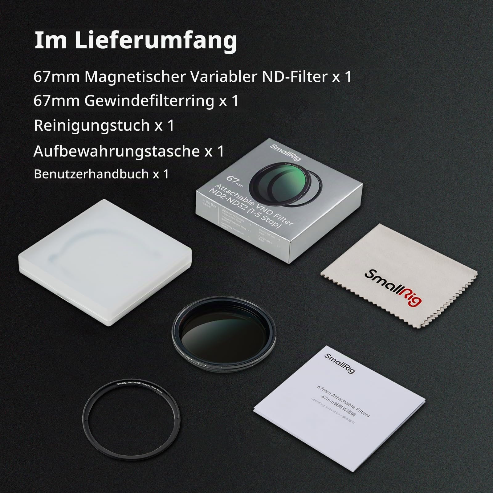 smallrig-4581-magnetischer-67mm-vnd-filter-nd2-nd32-1-5-stopps-mit-gewindering image 7