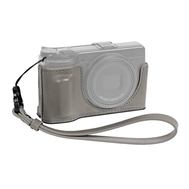 smallrig-5677-echtleder-geh-use-kit-grau-f-r-ricoh-gr-iv-gr-iii-serie image 1
