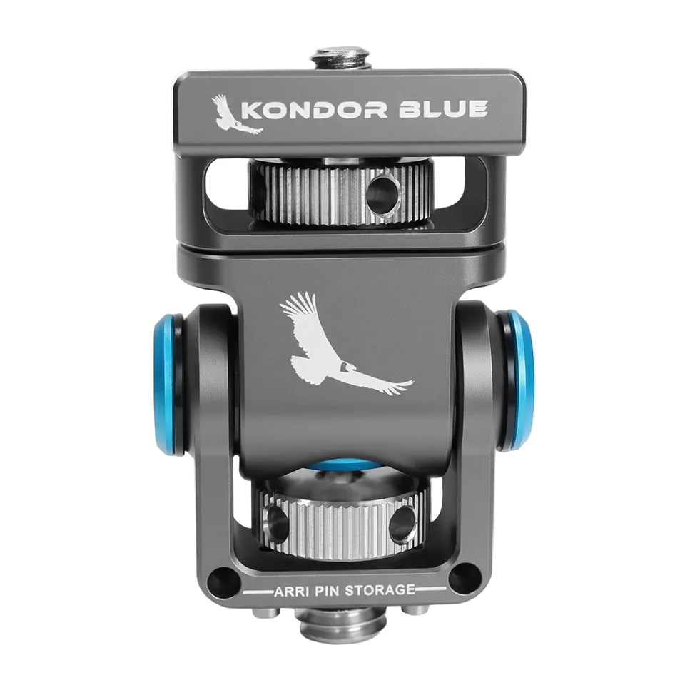 kondor-blue-1-4-swivel-tilt-monitorhalterung-mit-arri-pin-pan-tilt image 1