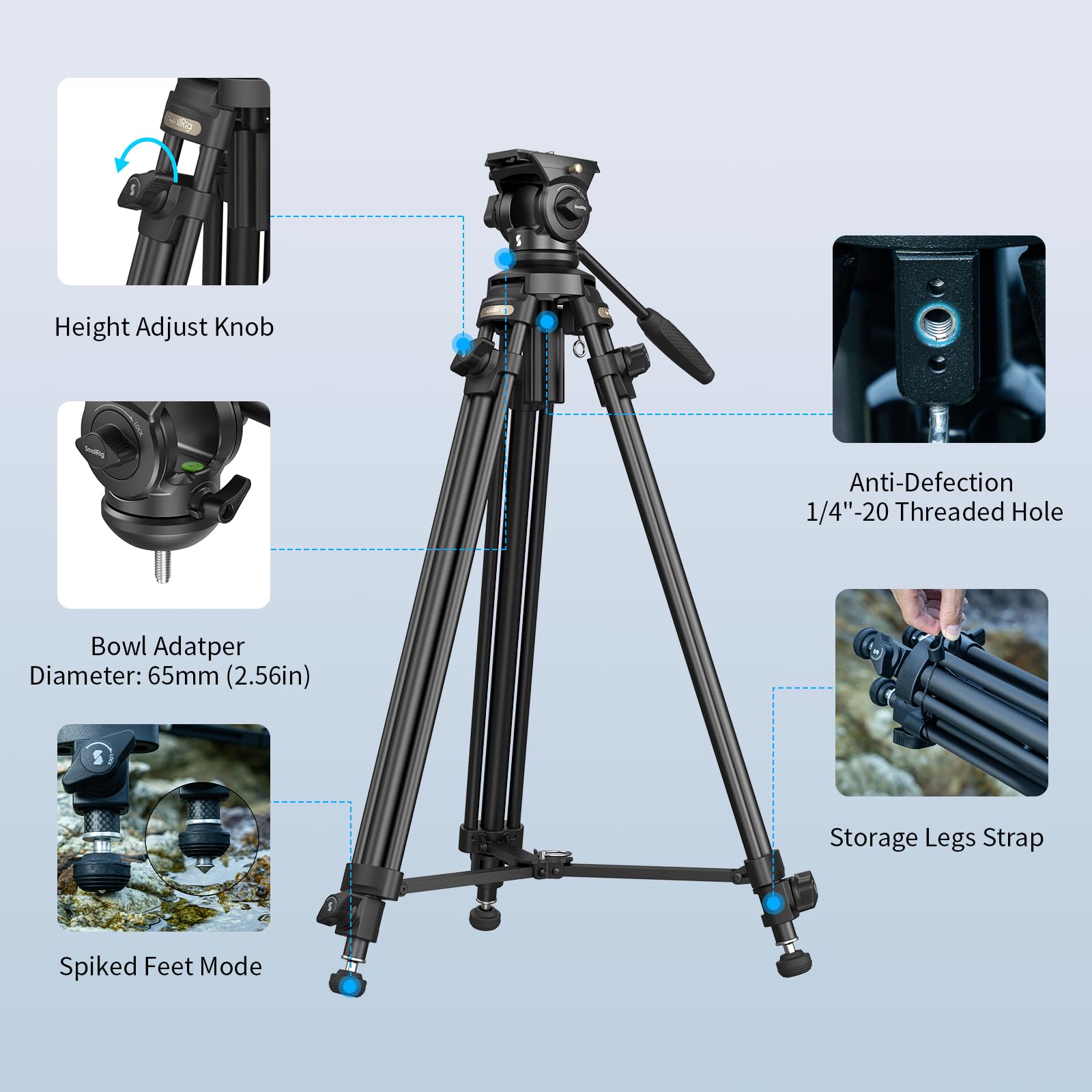 smallrig-ad-50lite-4684-videostativ-158cm-aluminium-fluidkopf image 7