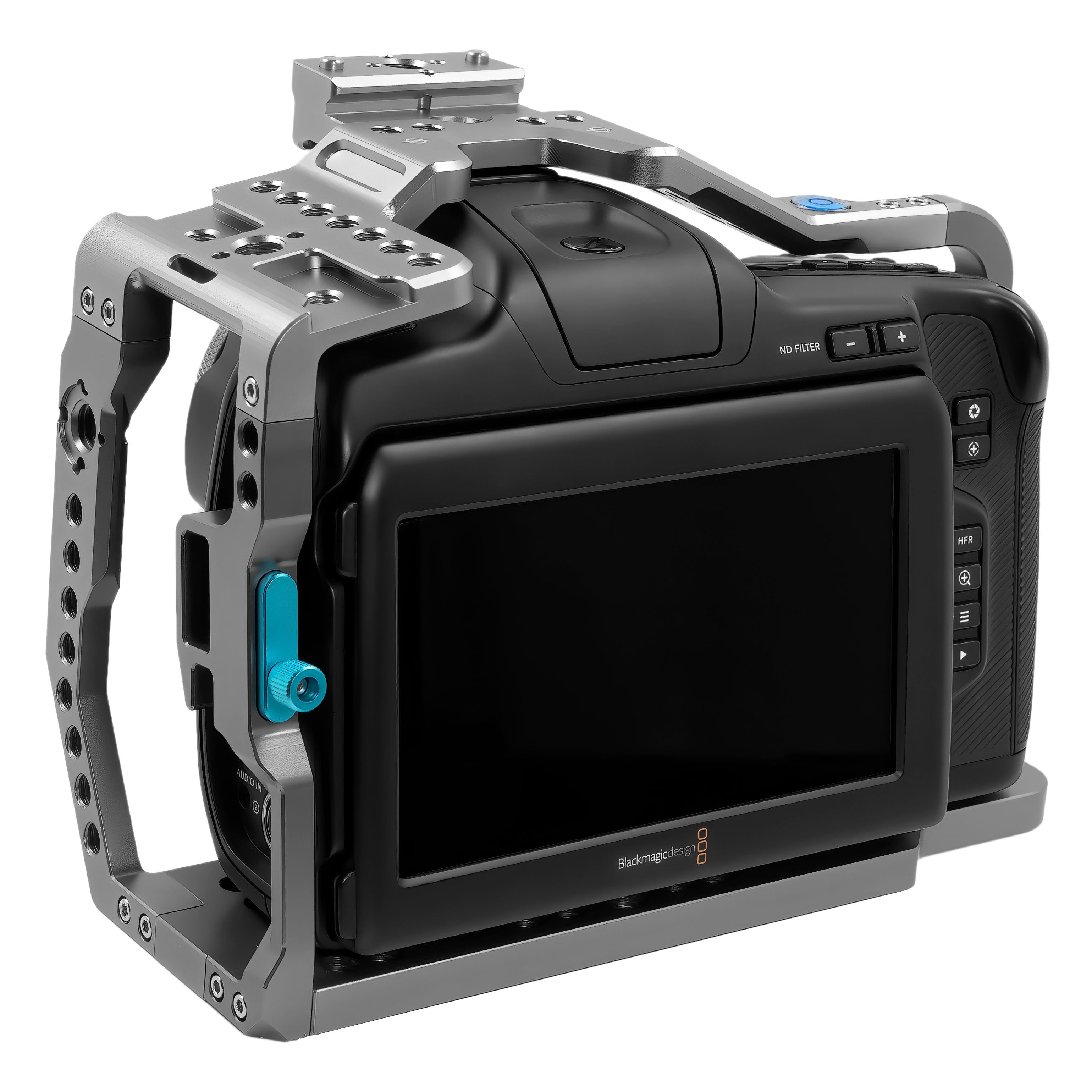 kondor-blue-cage-f-r-blackmagic-pocket-6k-pro-6k-g2-mit-top-handle image 6