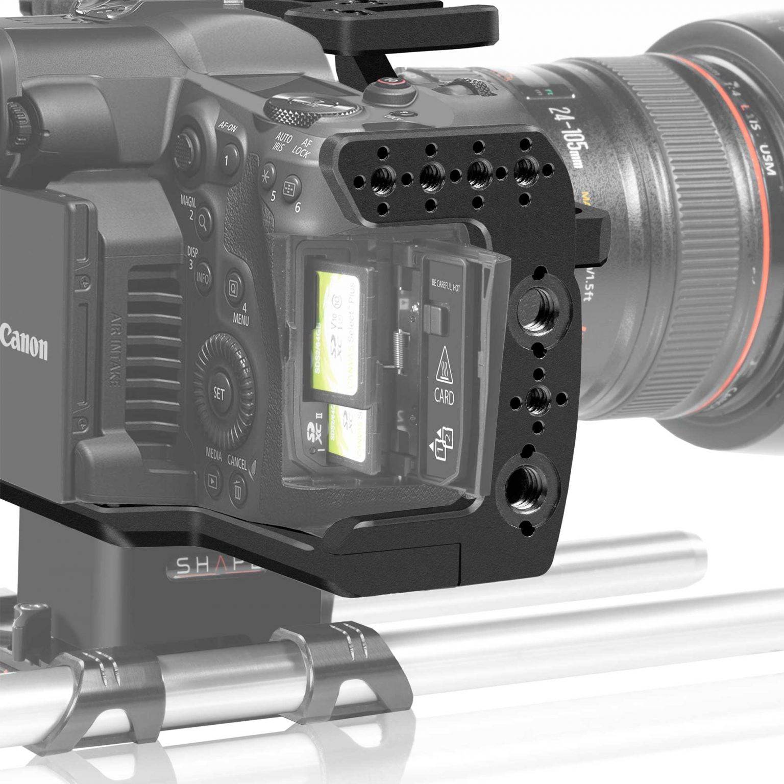 shape-shoulder-mount-f-r-canon-r5c-r5-r6-schulter-rig-kit-mit-cage image 5