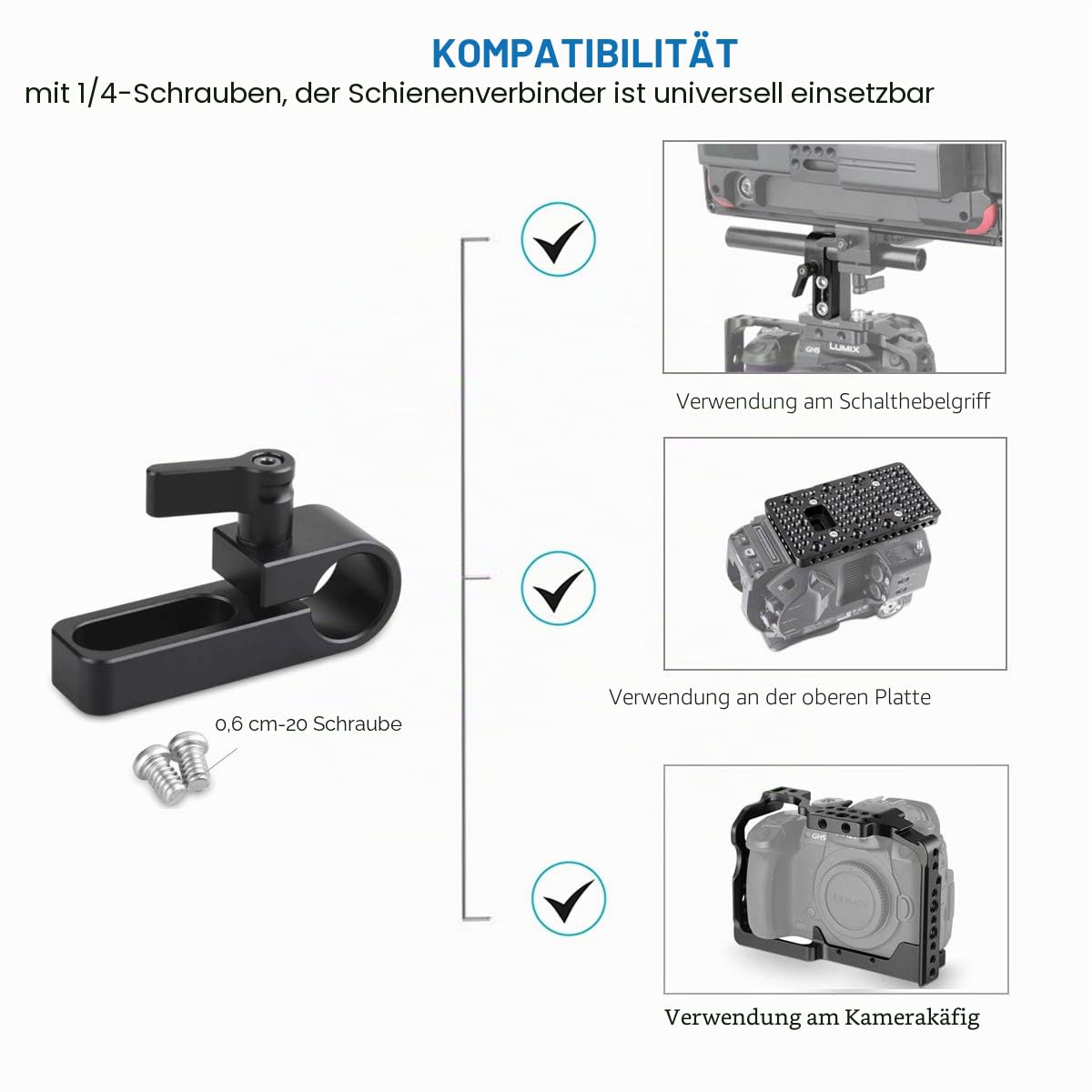 smallrig-1549-15mm-rod-mount-einzel-schienenklemme-f-r-rod-extension image 2