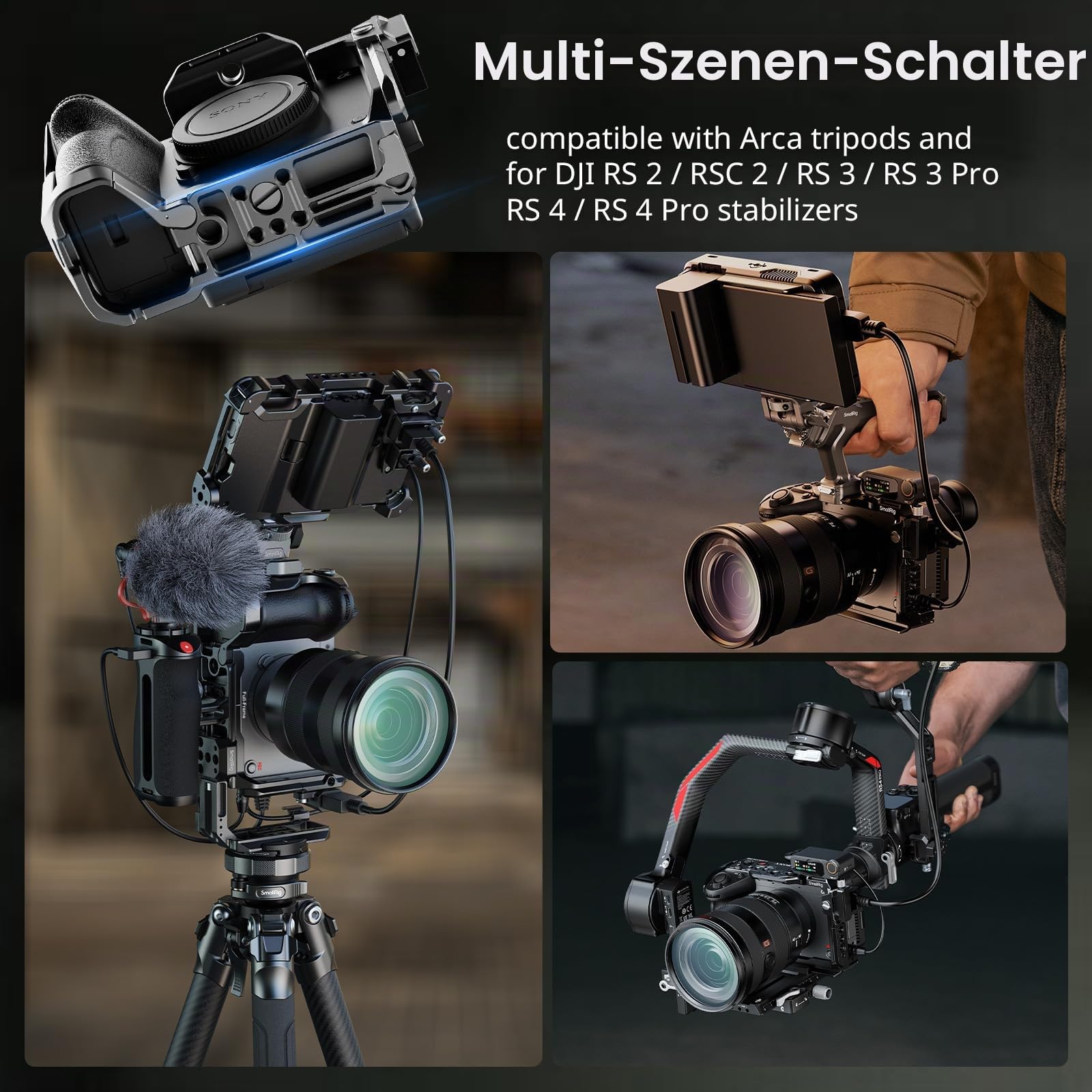 smallrig-fx2-cage-kit-5590-mit-v-mount-platte-top-griff-und-hdmi-klemme-f-r-sony image 5