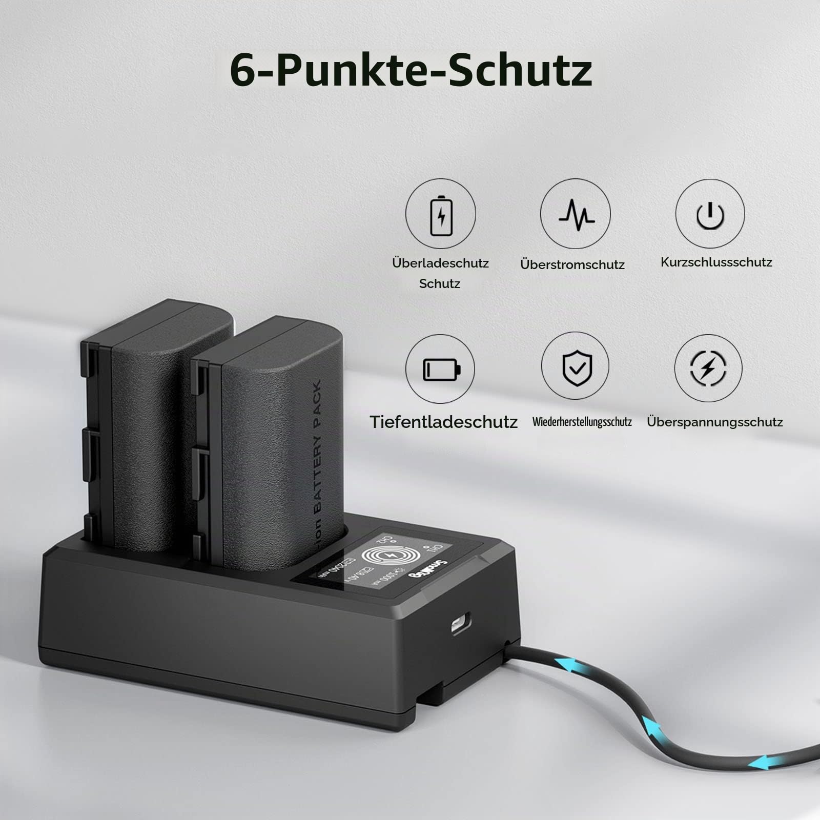 smallrig-lp-e6nh-akku-2er-pack-2040mah-lcd-ladeger-t-3821-f-r-canon image 5