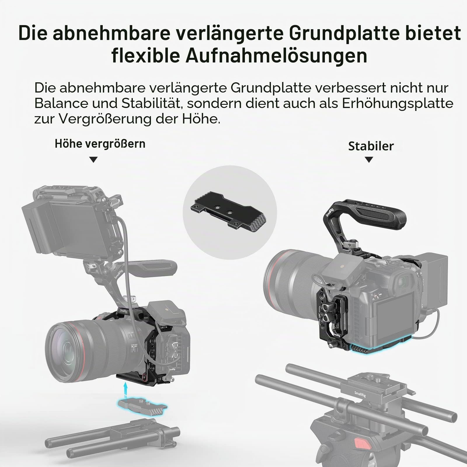 smallrig-3891-handheld-cage-kit-f-r-canon-eos-r5-c-mit-top-griff-und-kabelklemme image 5