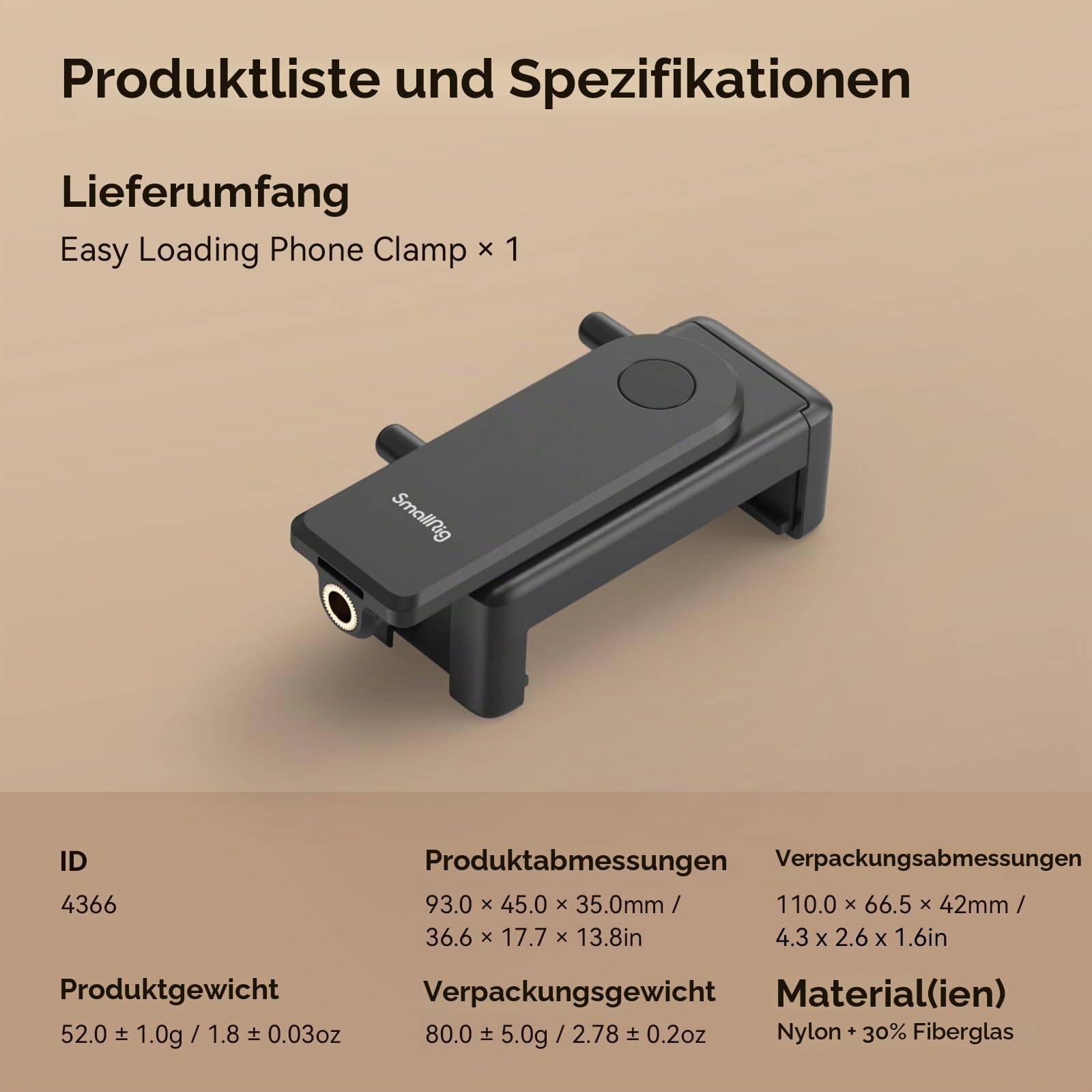 smallrig-4366-universal-phone-holder-telefonklemme-mit-cold-shoe image 7