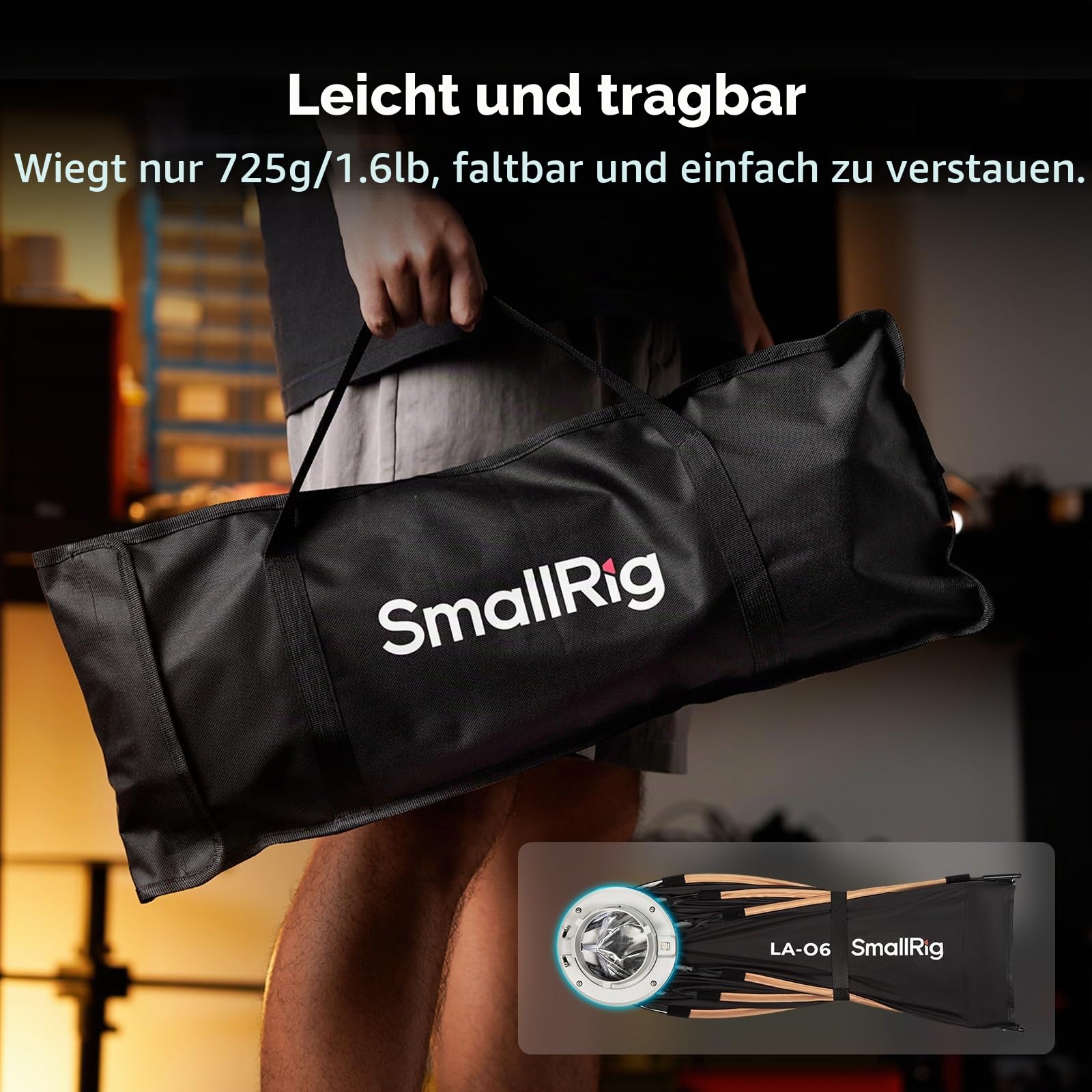 smallrig-la-o65-65-cm-octagon-softbox-mit-bowens-mount-f-r-cob-leuchten image 5