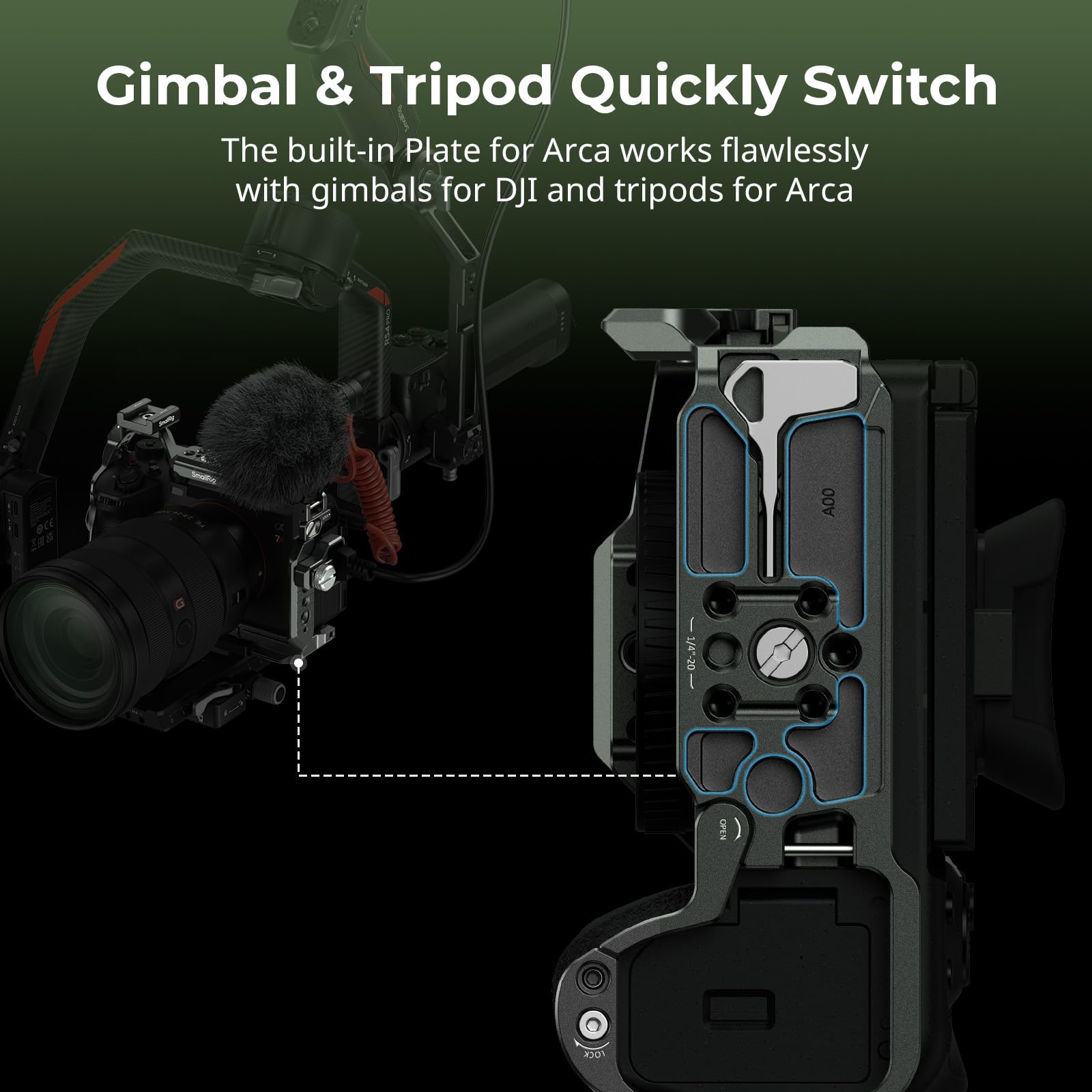 smallrig-hawklock-basic-cage-kit-6703-f-r-sony-alpha-7r-vi-mit-topgriff image 6
