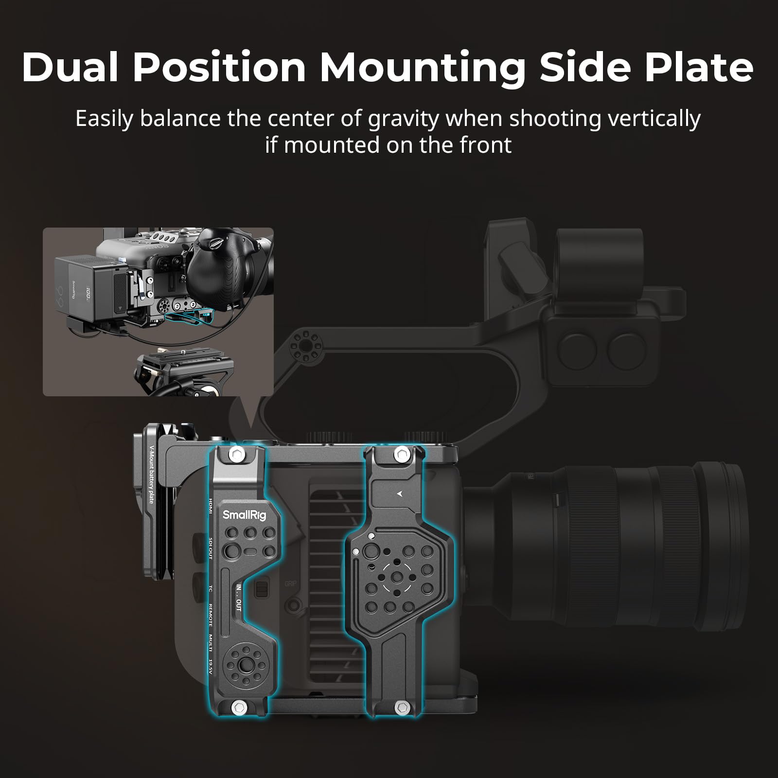 smallrig-5801-vertikal-aufnahmek-fig-kit-f-r-sony-fx6-mit-v-mount-halterung-hawk image 7