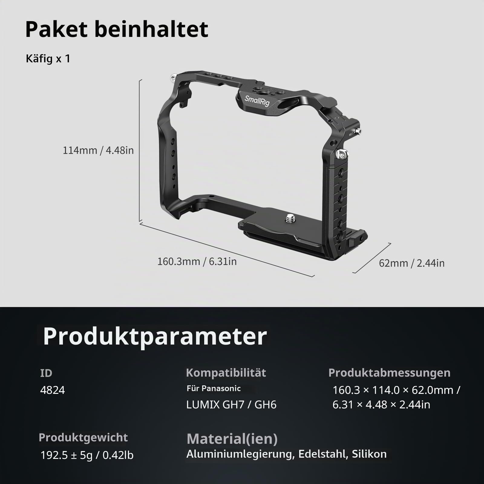 smallrig-4824-hawklock-schnellwechselk-fig-camera-cage-f-r-panasonic-lumix-gh7-g image 8