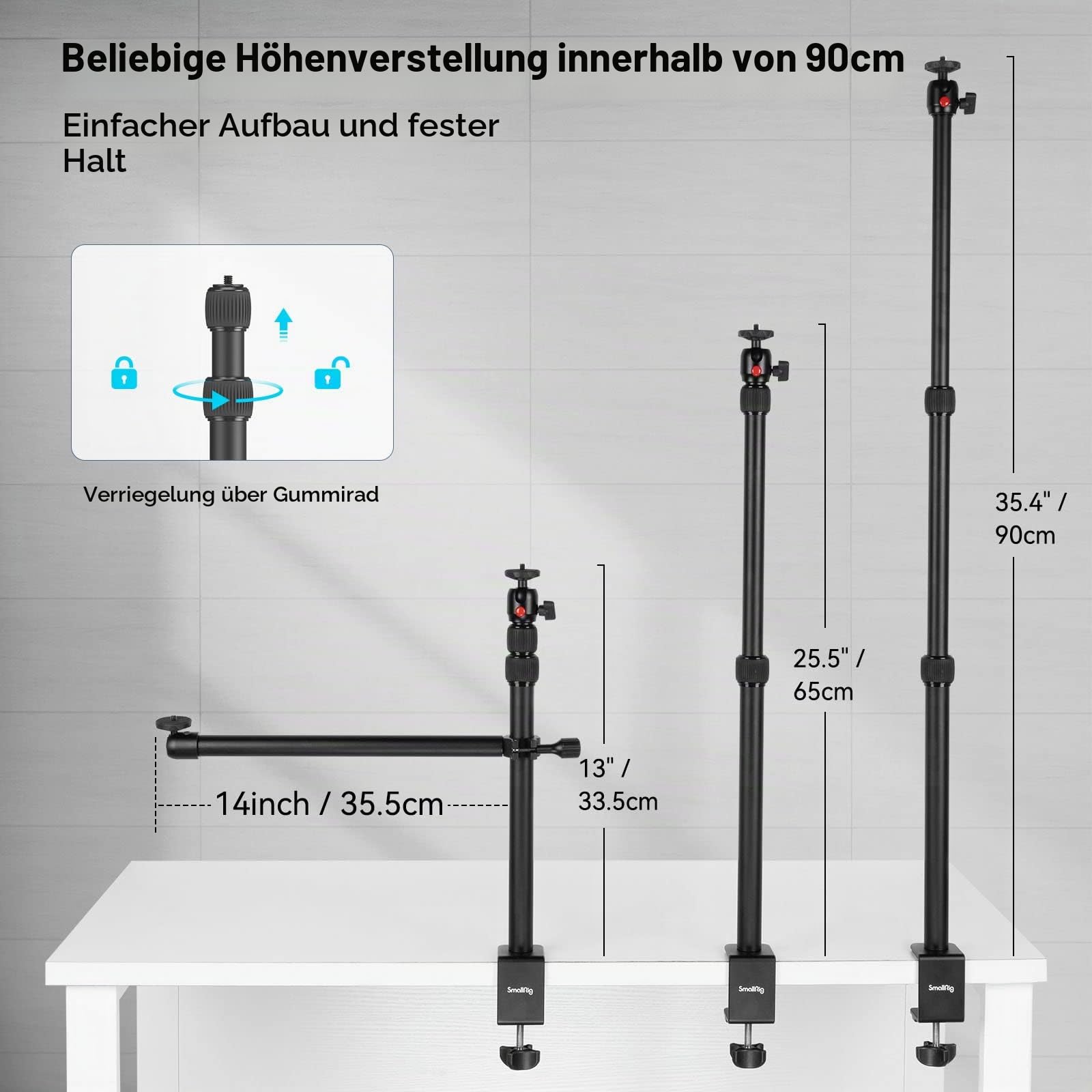 smallrig-3992-tischhalterung-mit-magic-arm-und-kugelkopf-35-4-90-cm image 3