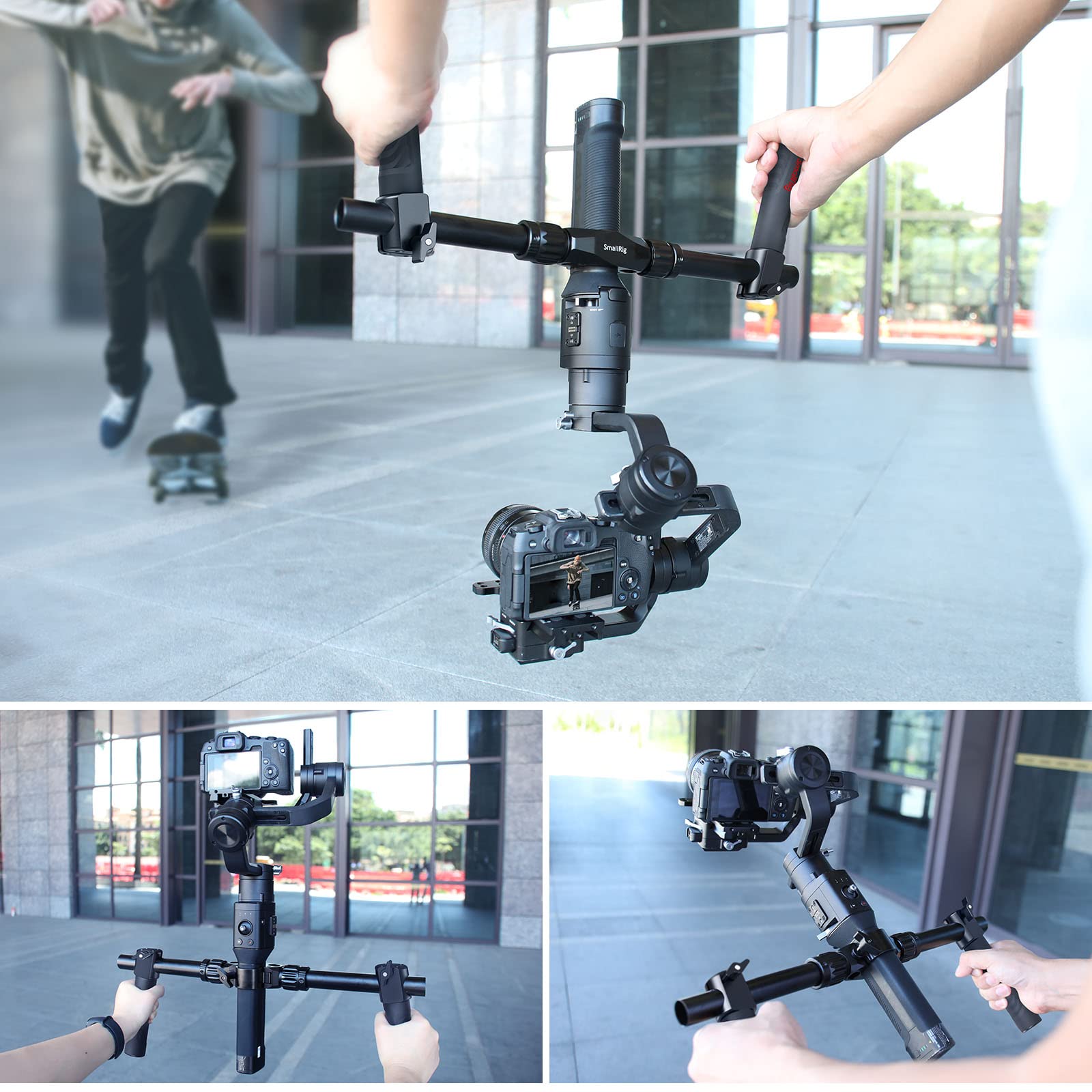 smallrig-2250-doppelgriff-f-r-dji-ronin-s-ronin-sc-470-mm-dual-handle-gimbal-gri image 2