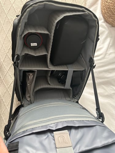 Durchdachter Rucksack für Viel-Gear